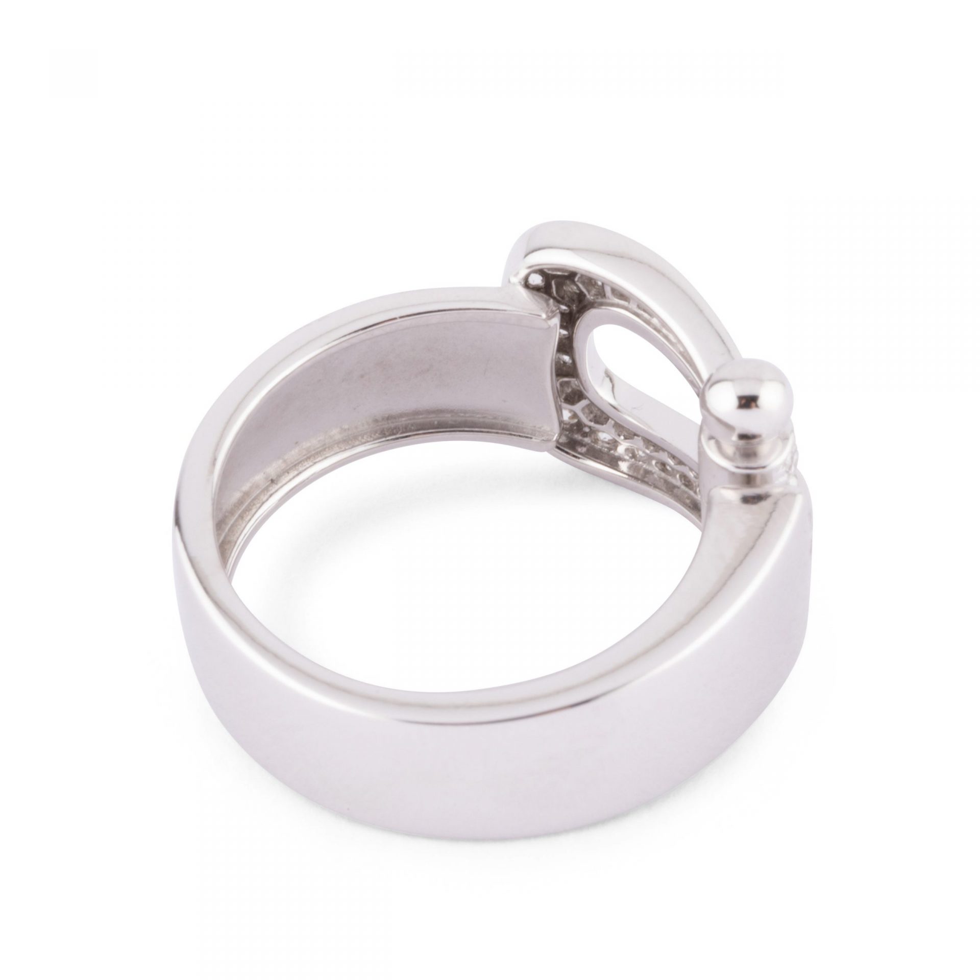 Fred, Force 10 ring in white gold and diamonds