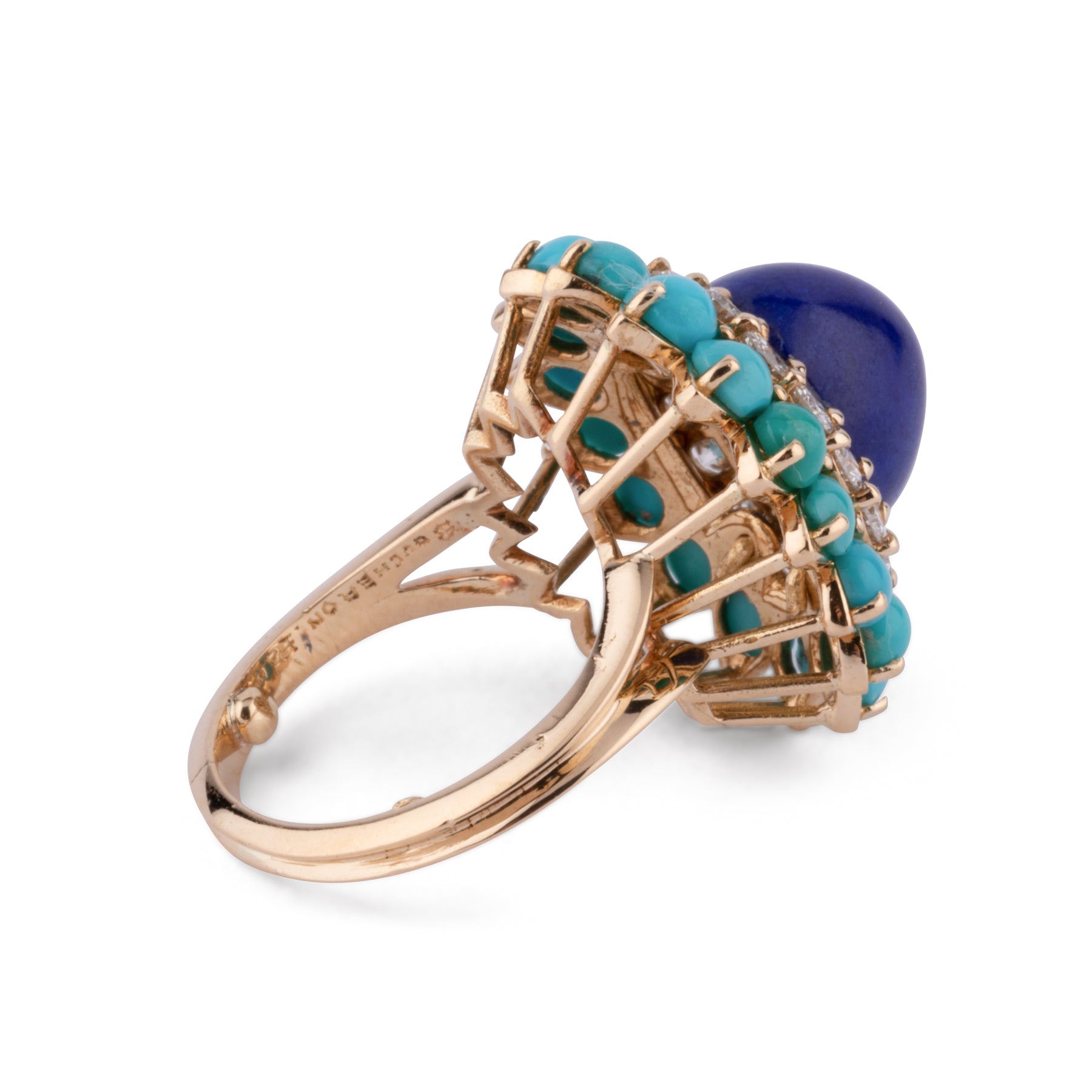Yellow gold cocktail ring from Boucheron