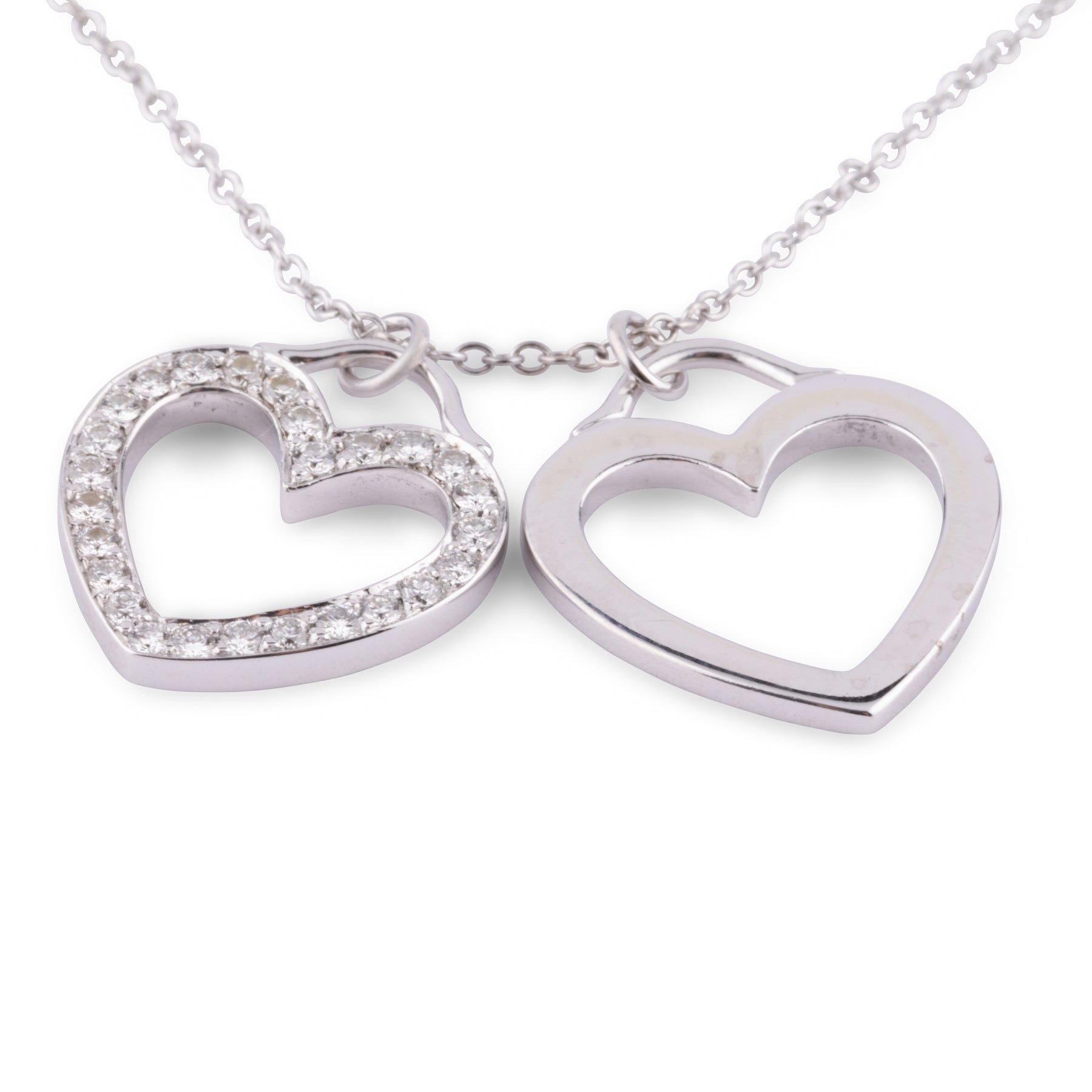 Collier en or gris et diamant de la maison Tiffany & Co