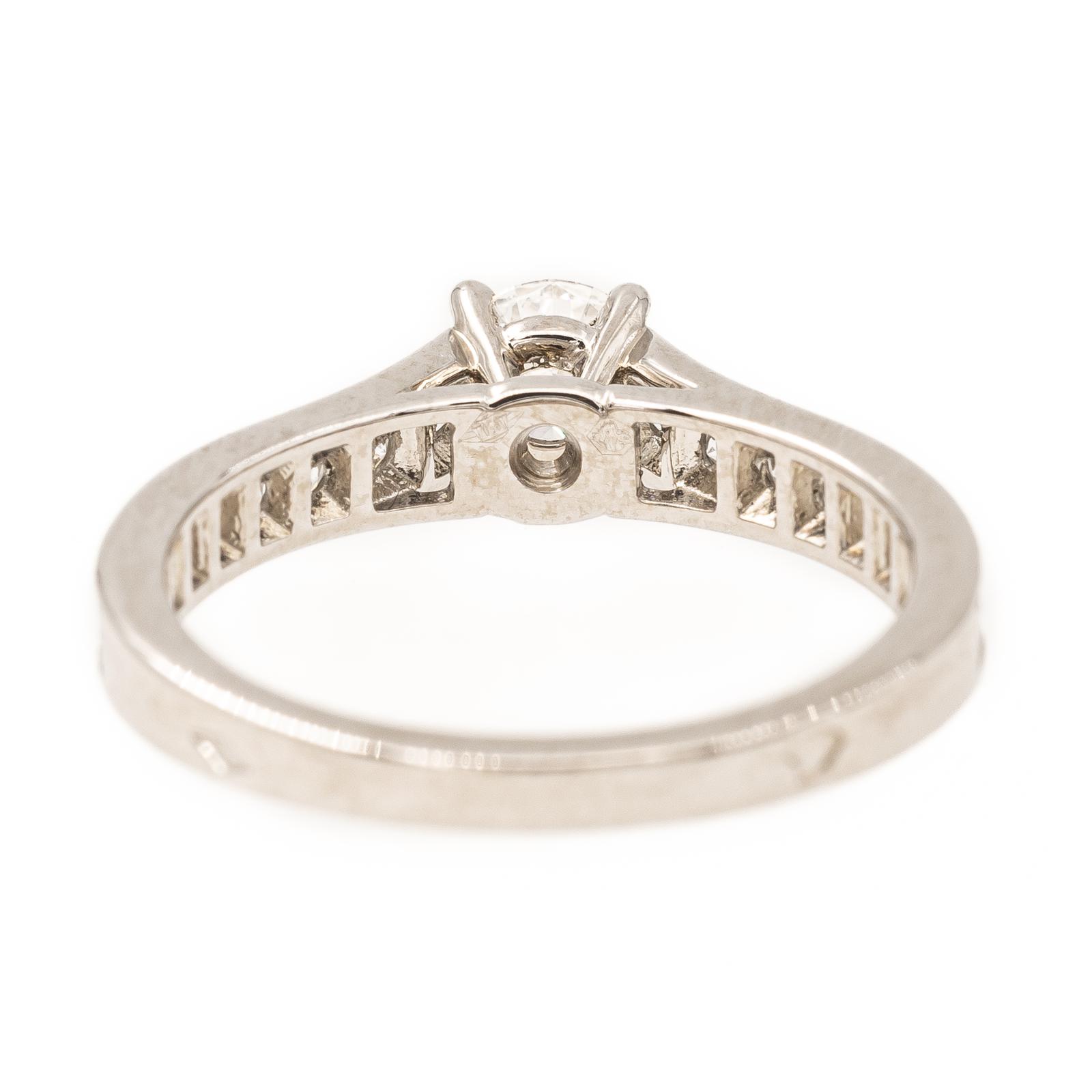 Cartier Solitaire Ring 1895 Platinum Diamond