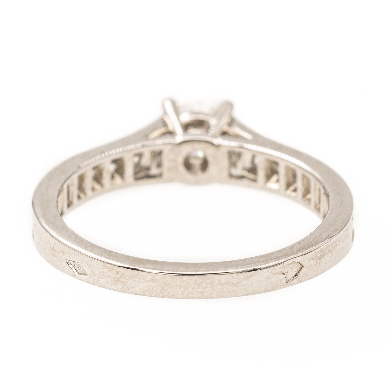 Cartier Solitaire Ring 1895 Platinum Diamond