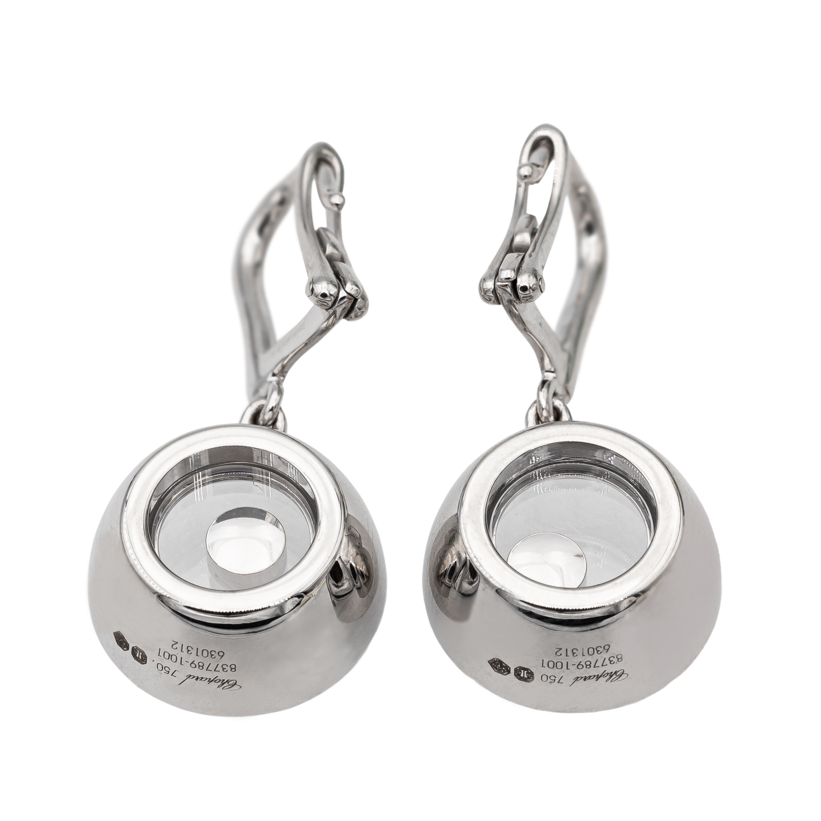 Chopard Happy Diamonds Earrings White Gold Diamond