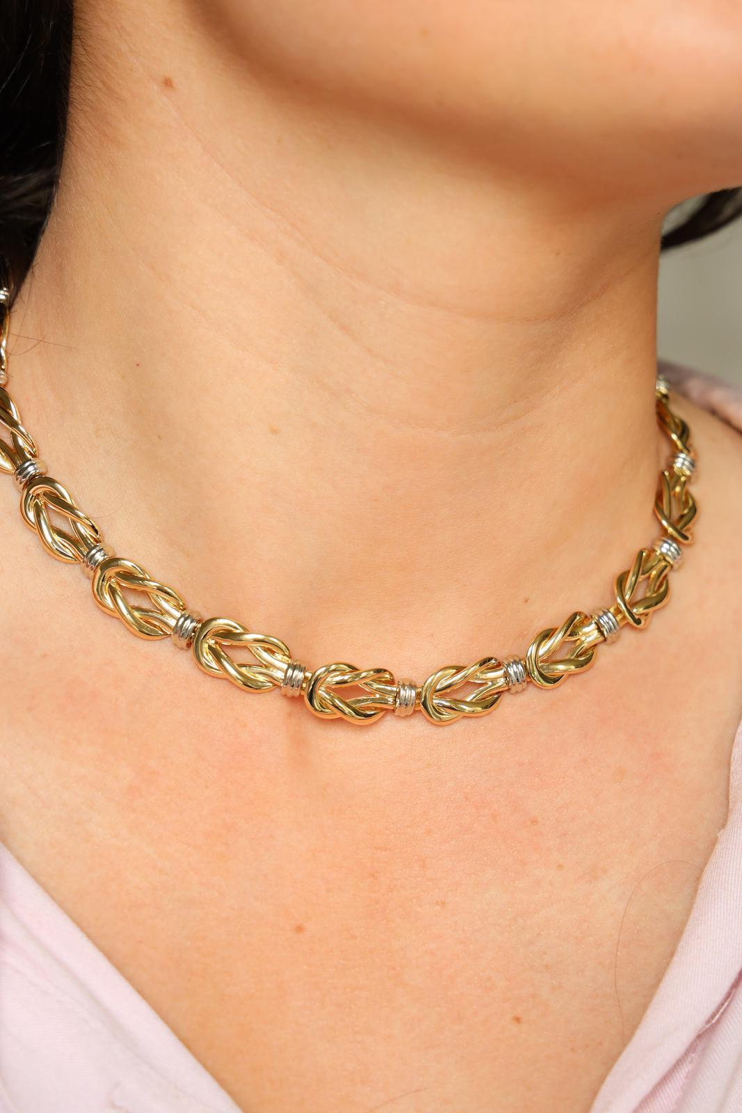 Christofle Necklace Yellow gold, White gold