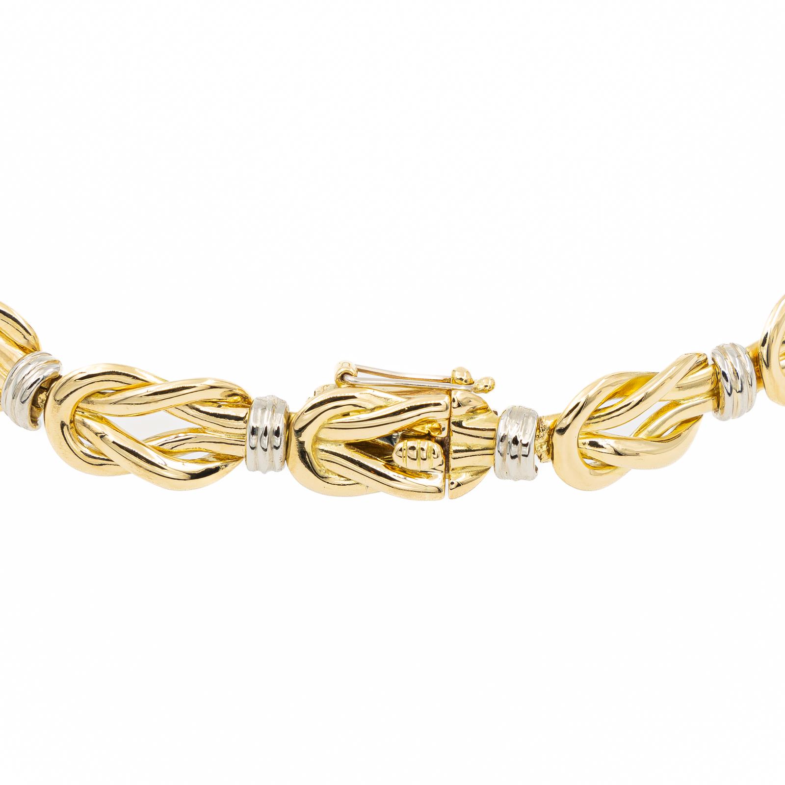 Christofle Necklace Yellow gold, White gold