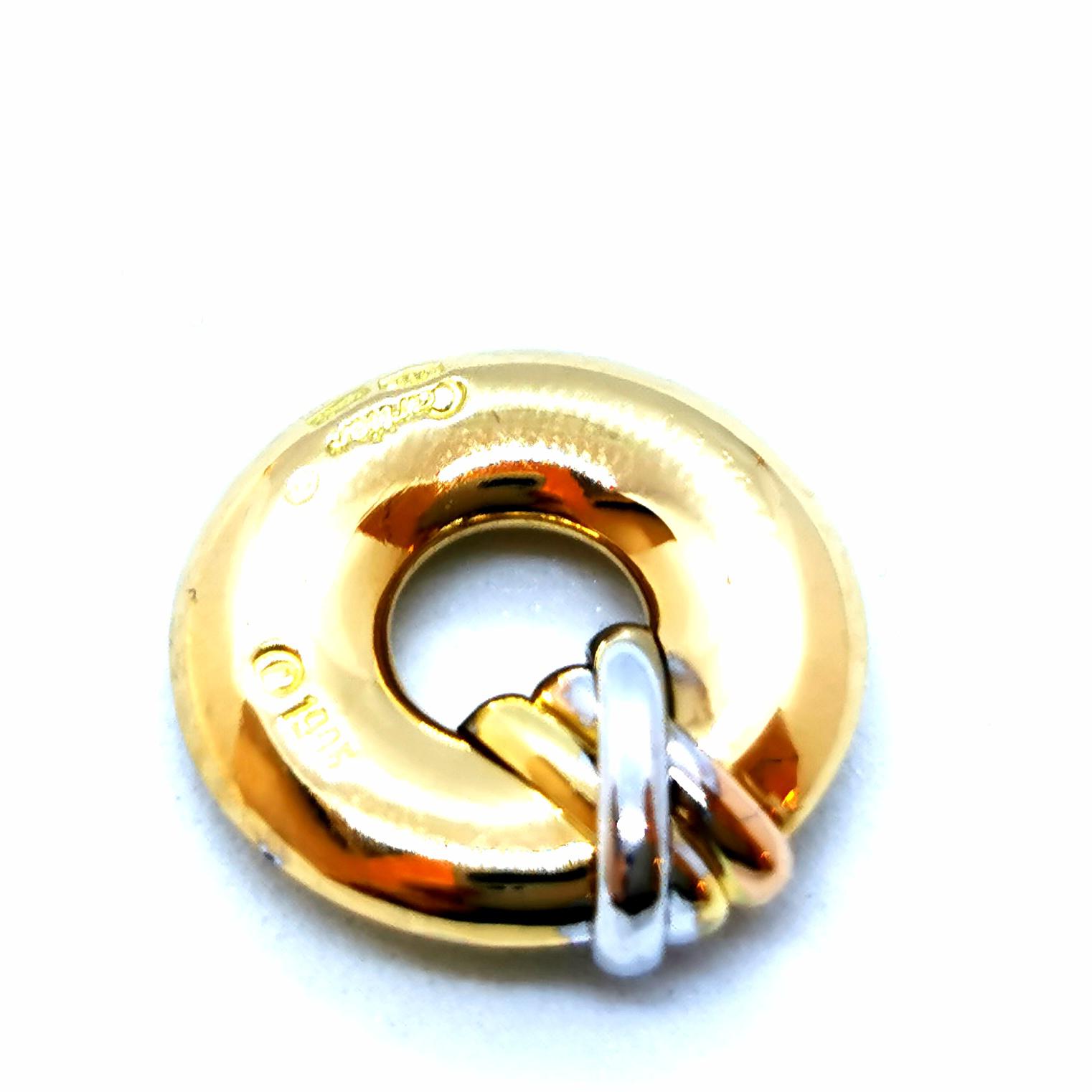 Cartier Pendant Yellow gold, Pink gold, White gold