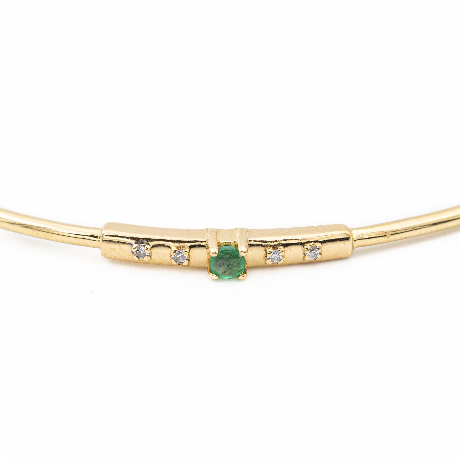 Mauboussin Capsule of Emotions Bracelet Yellow Gold Emerald