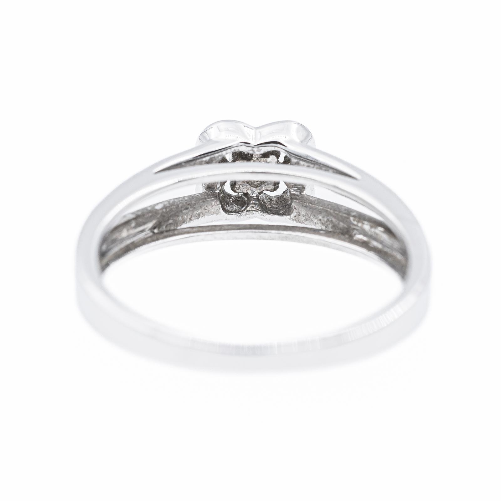 Mauboussin Chance of Love Solitaire Ring White Gold Diamond