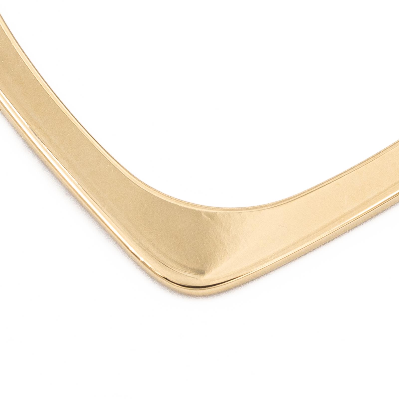 Dinh Van Yellow Gold Impression Pendant
