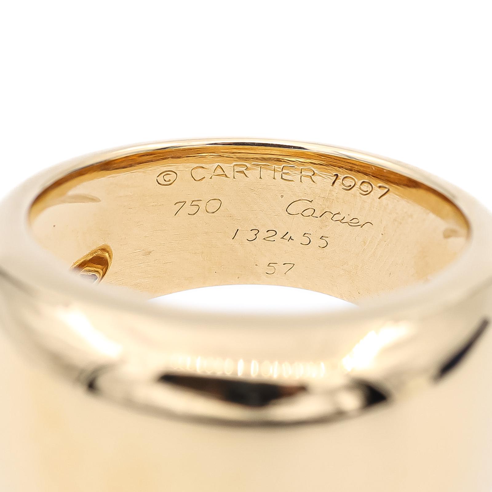Cartier Yellow Gold Bangle Ring