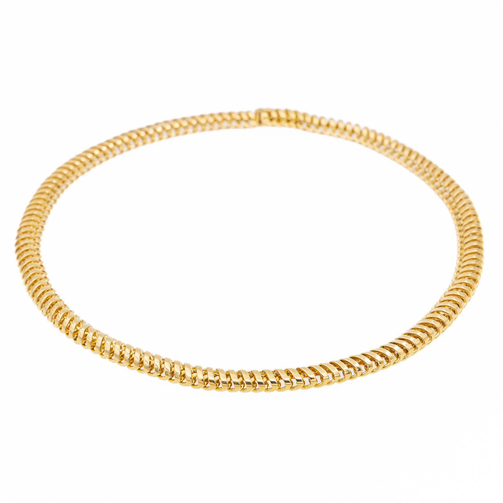 Gübelin Fancy Mesh Necklace Yellow Gold