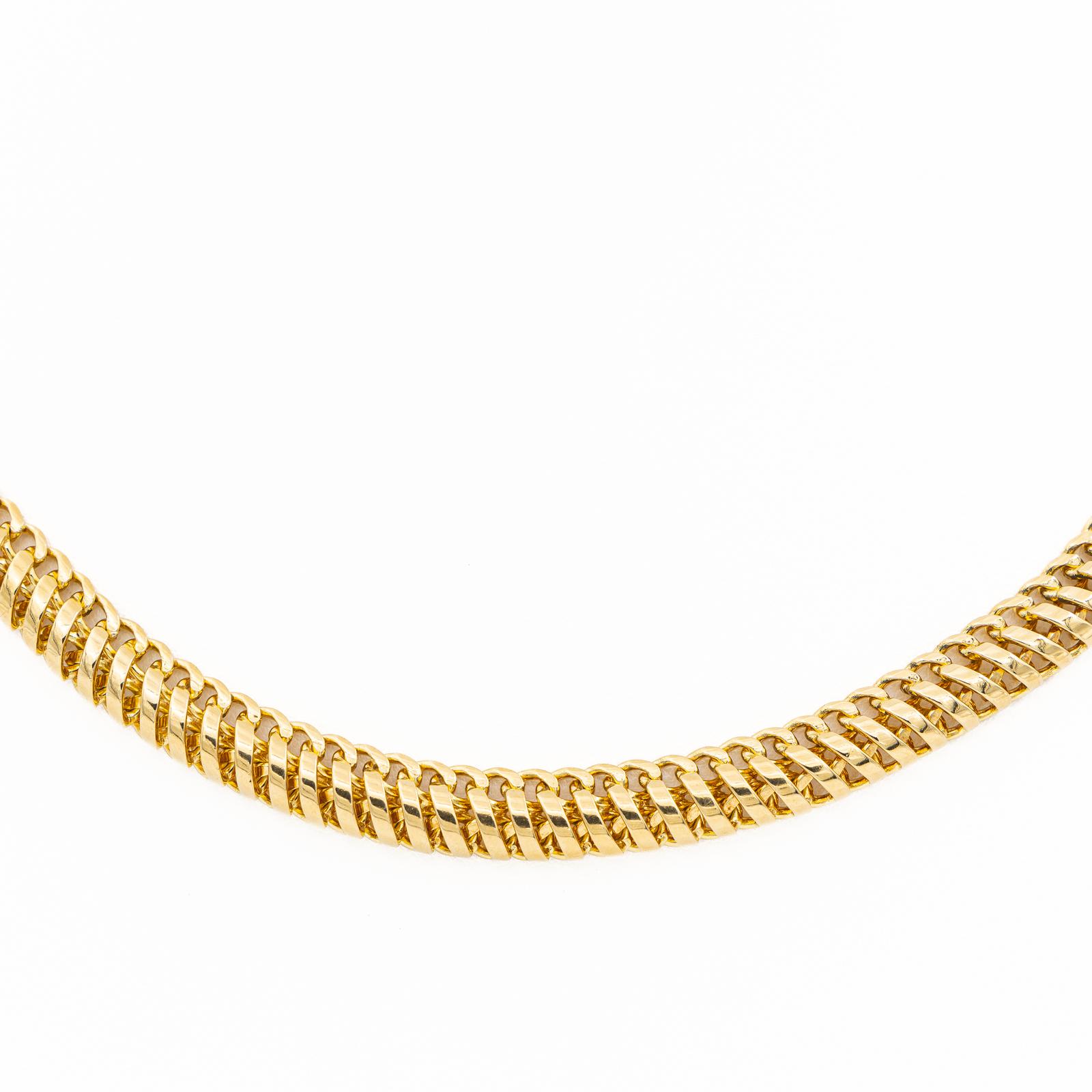Gübelin Fancy Mesh Necklace Yellow Gold