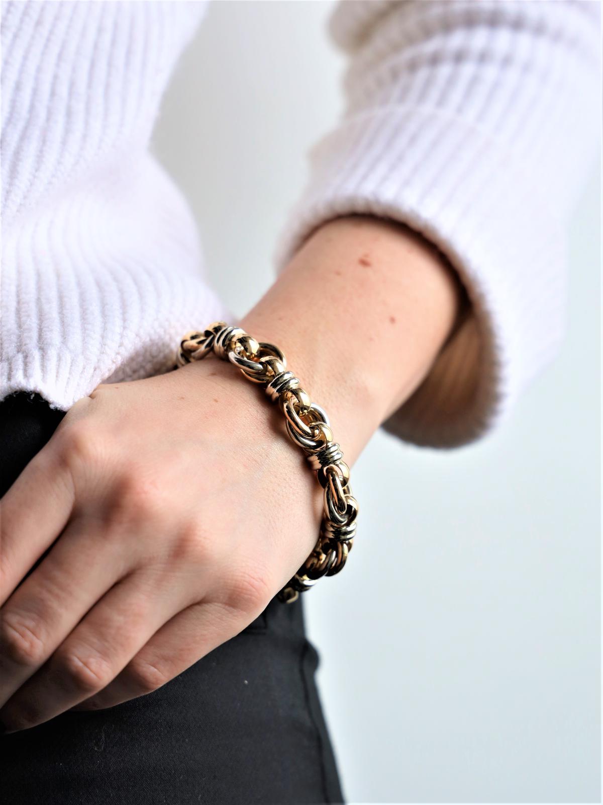 Caplain Bracelet  Or jaune, Or blanc Saphir