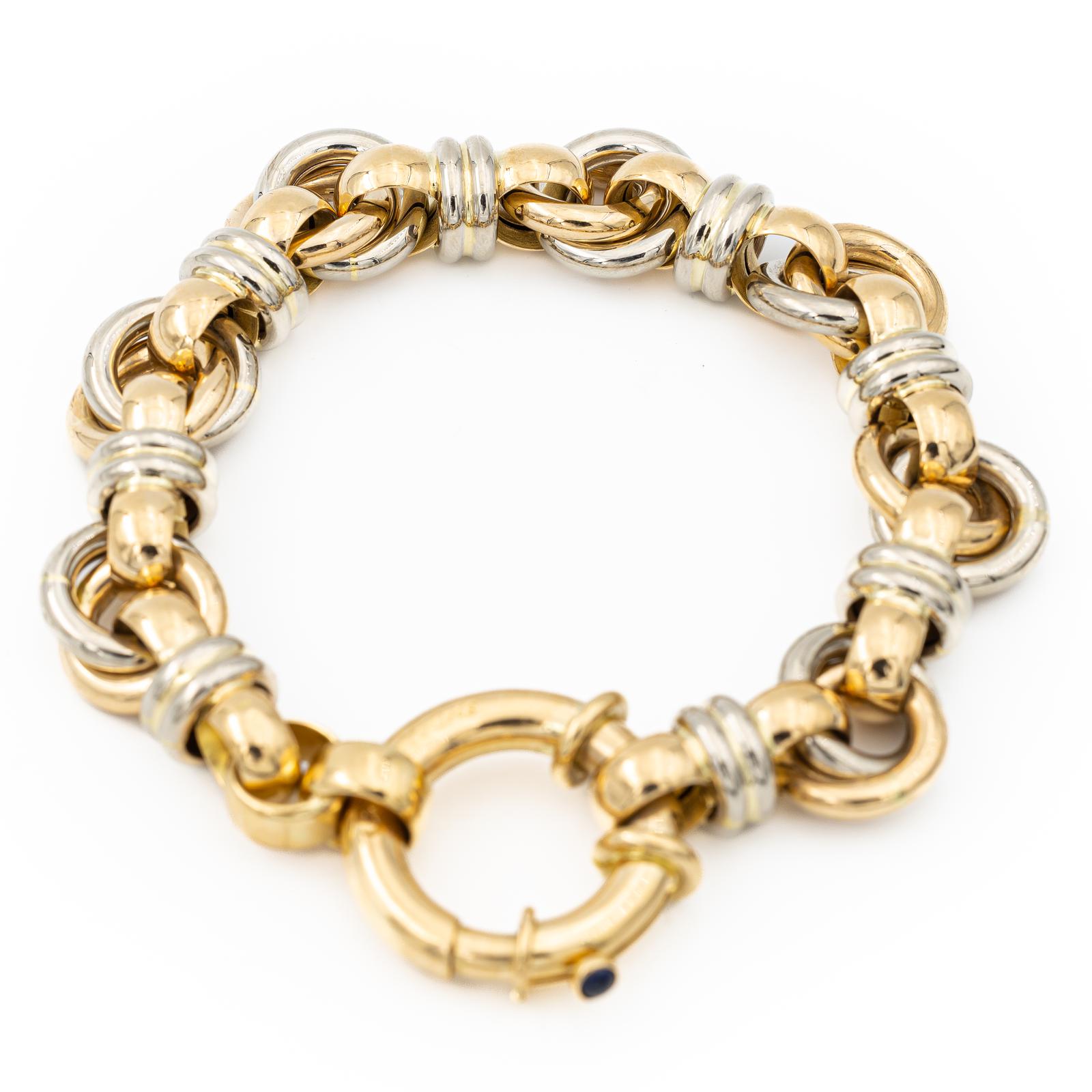 Caplain Bracelet  Or jaune, Or blanc Saphir