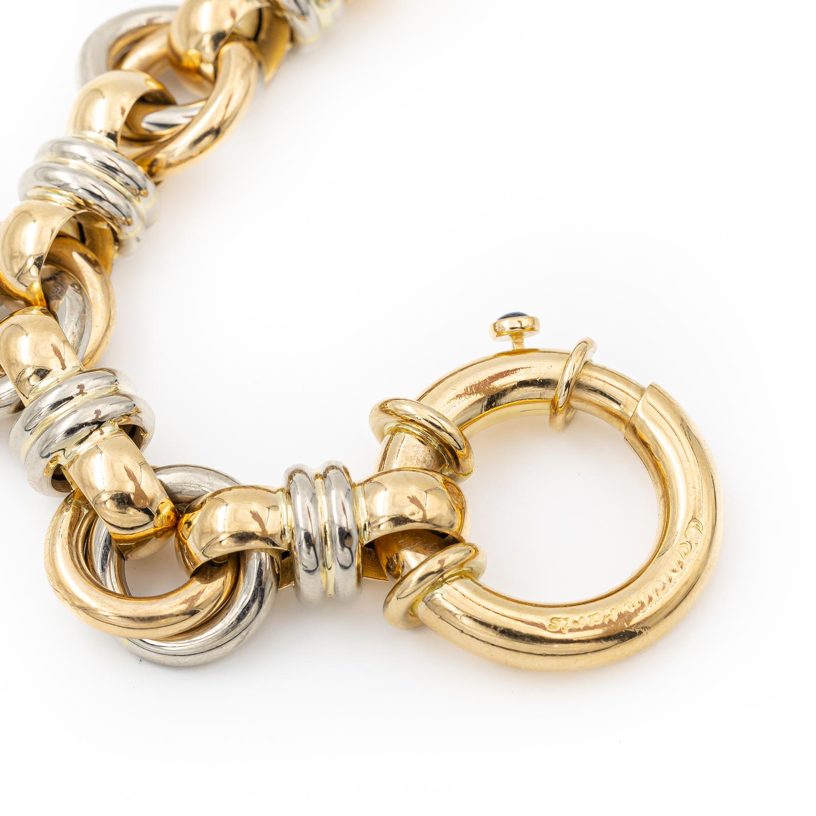 Caplain Bracelet  Or jaune, Or blanc Saphir