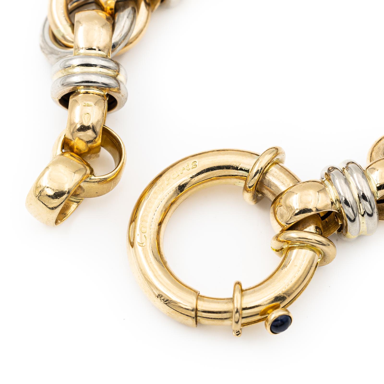 Caplain Bracelet  Or jaune, Or blanc Saphir