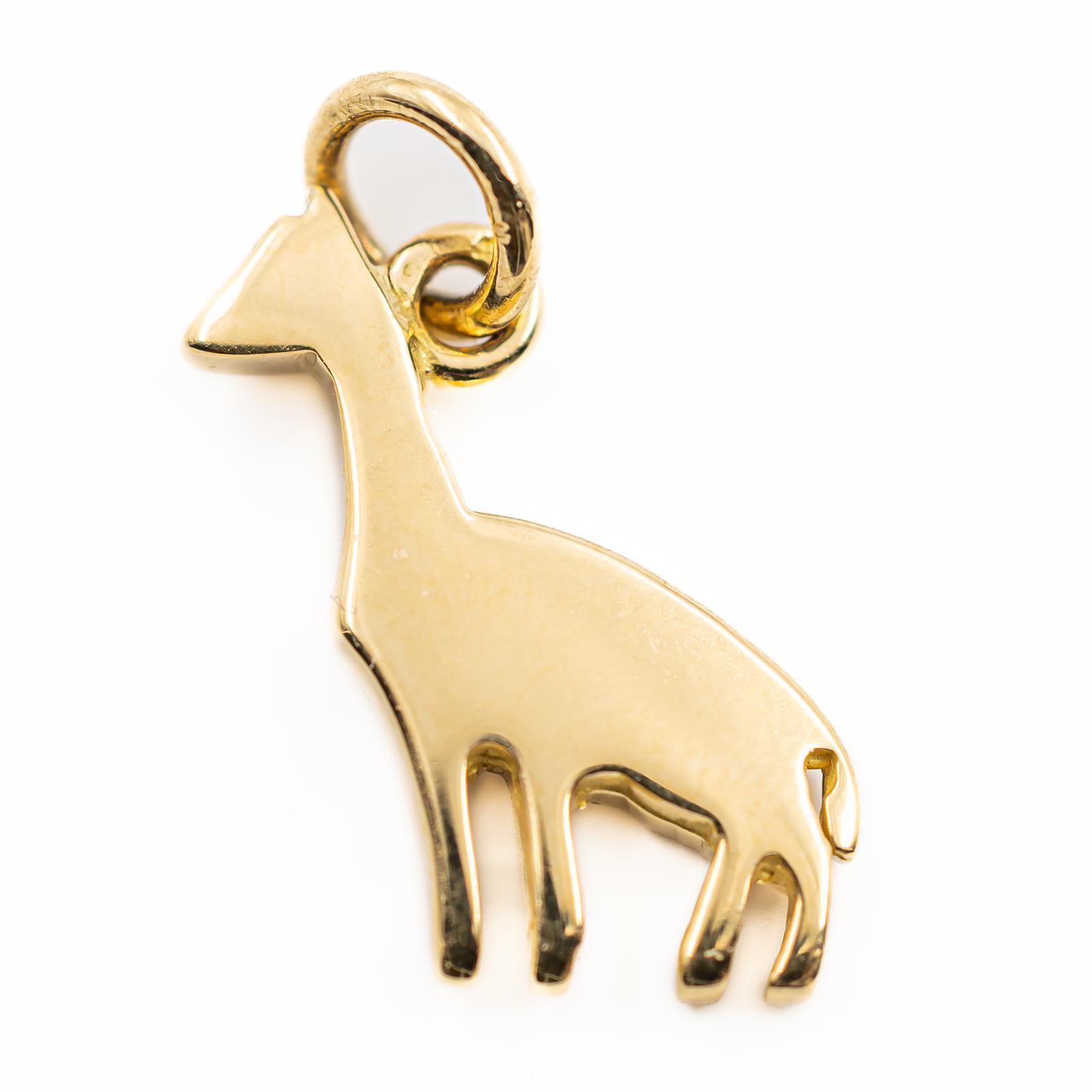 Dodo Pomellato  Pendentif Girafe  Or jaune