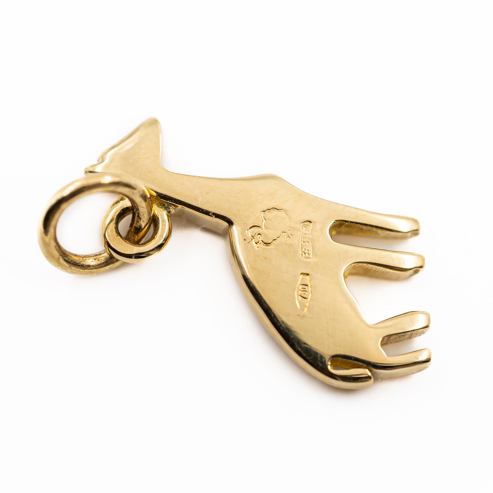Dodo Pomellato Yellow Gold Giraffe Pendant