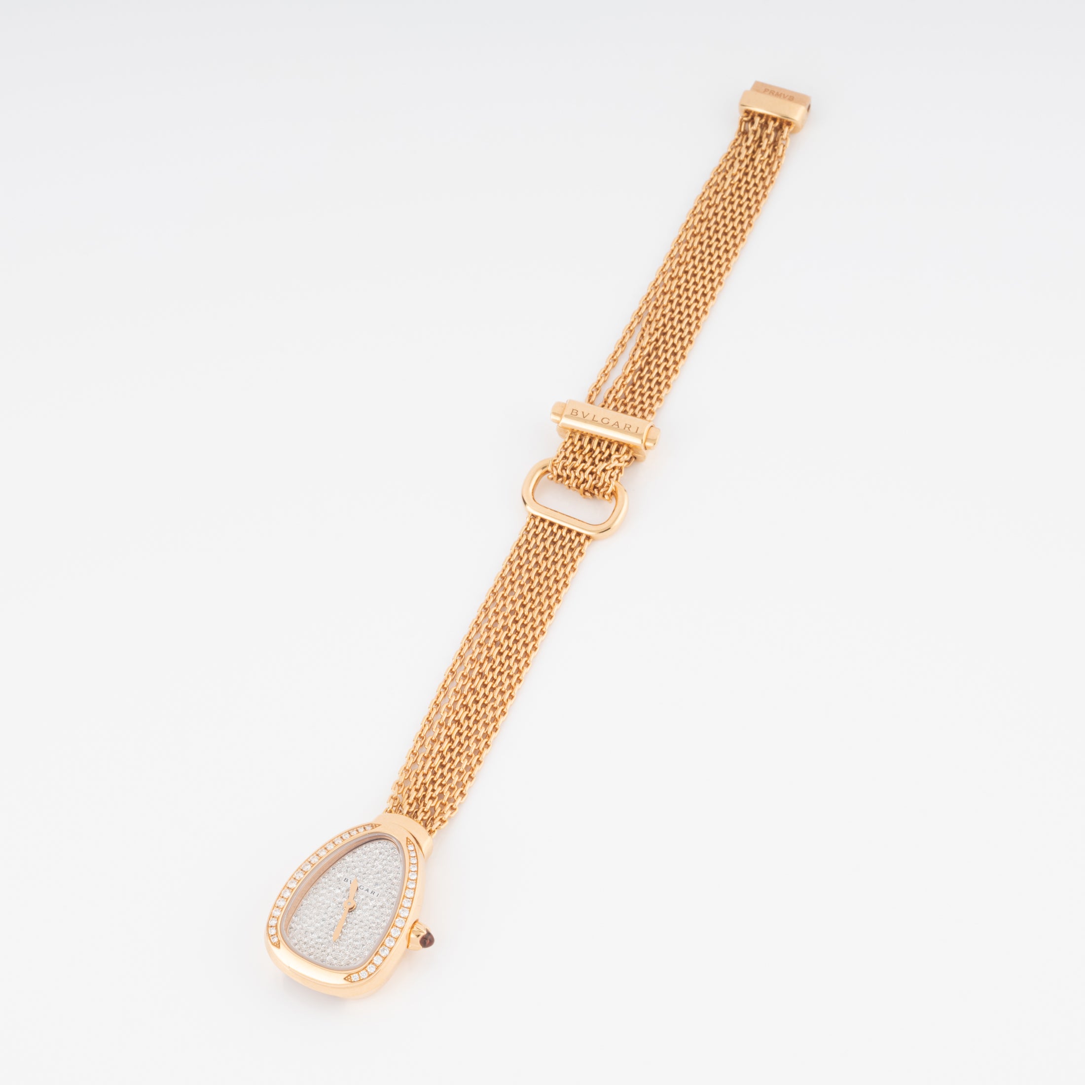 Montre Bvlgari collection Serpenti en or rose