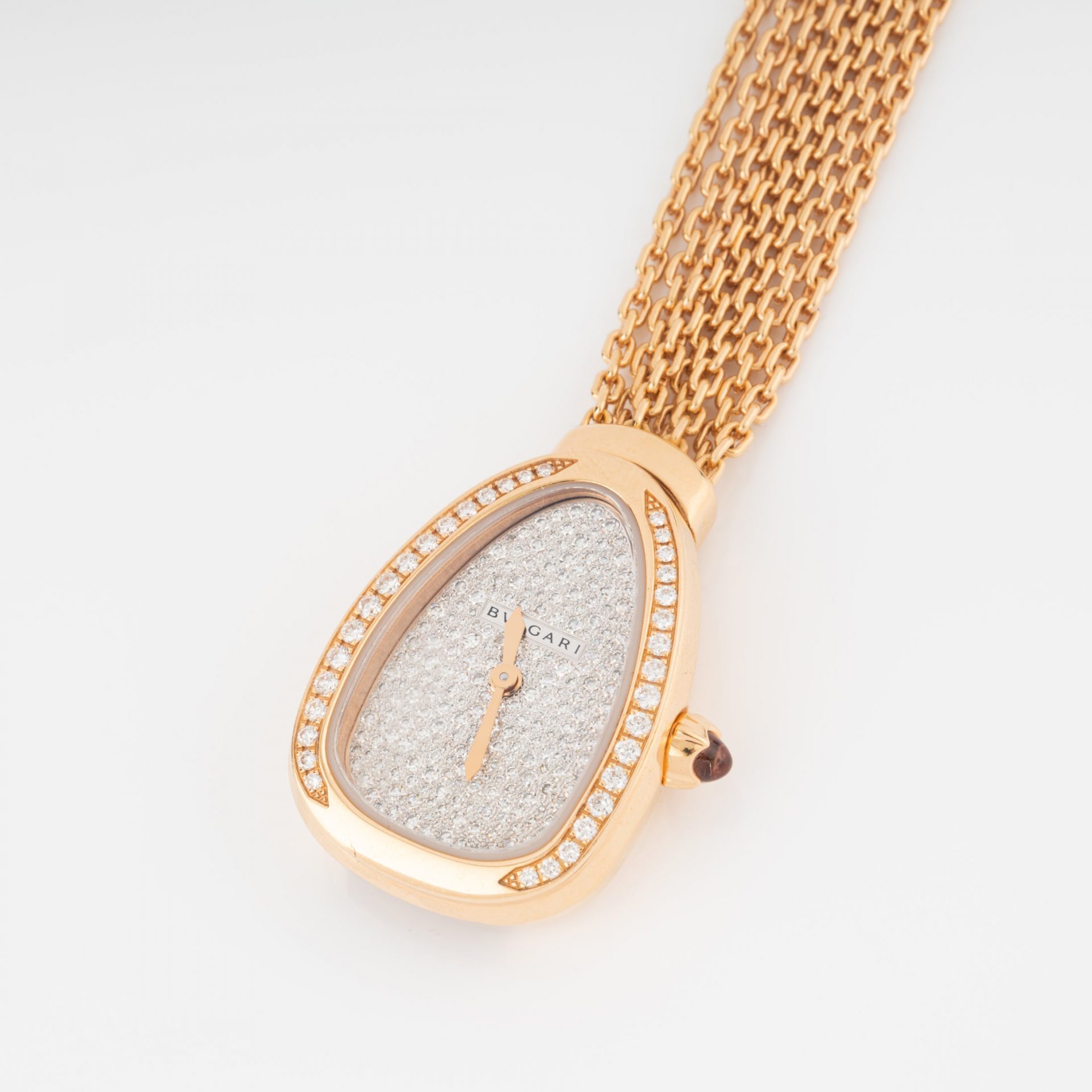 Montre Bvlgari collection Serpenti en or rose