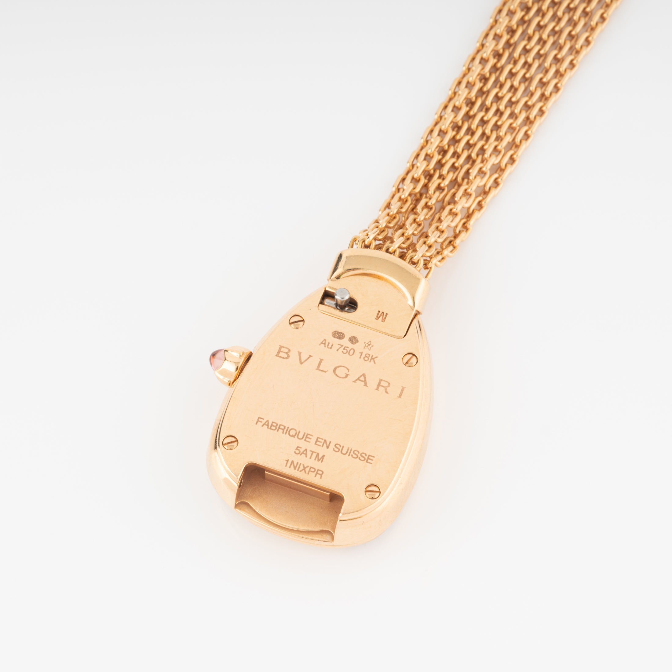 Montre Bvlgari collection Serpenti en or rose