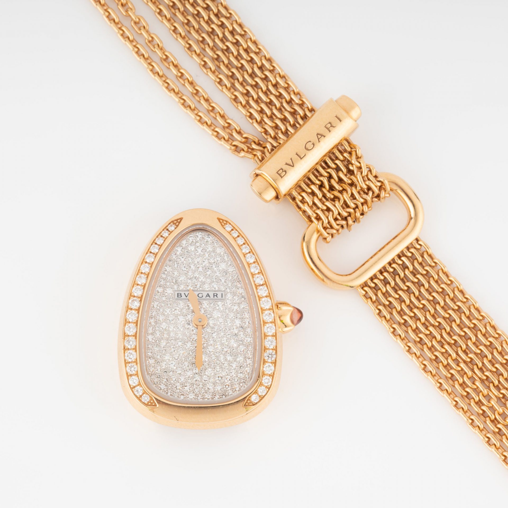 Bvlgari Serpenti collection watch in rose gold