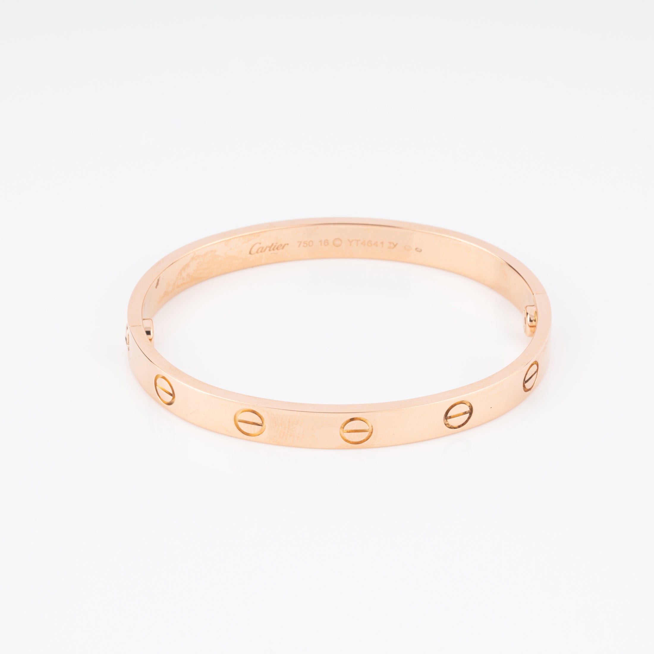 Bracelet or rose de la maison Cartier  collection Love grand modèle