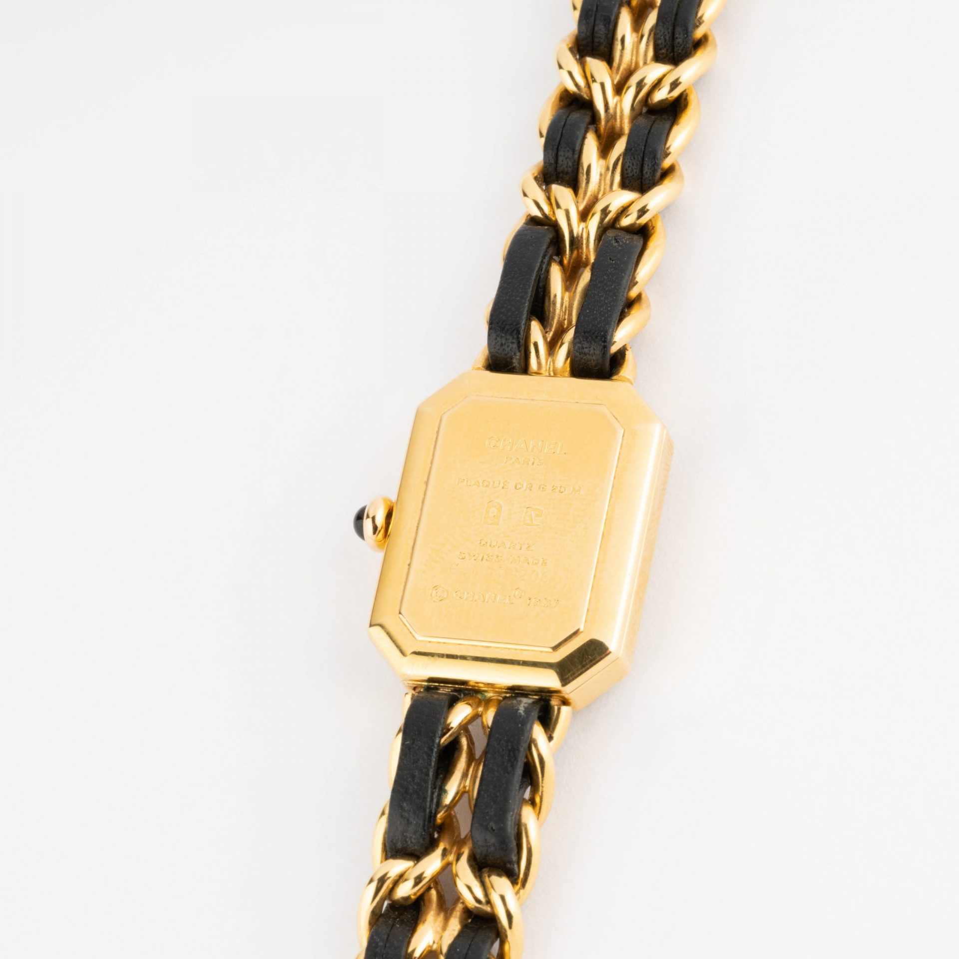Chanel Ma Première gold metal watch