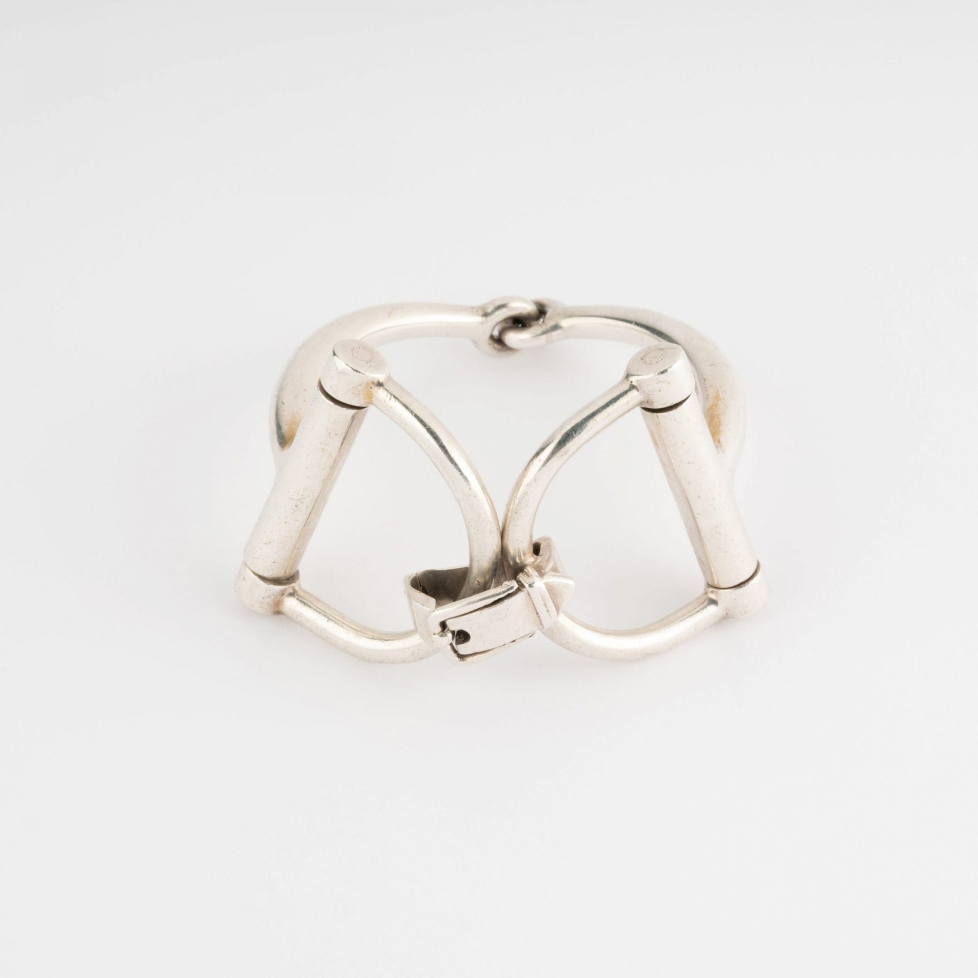 Bracelet from the house of Hermès in silver