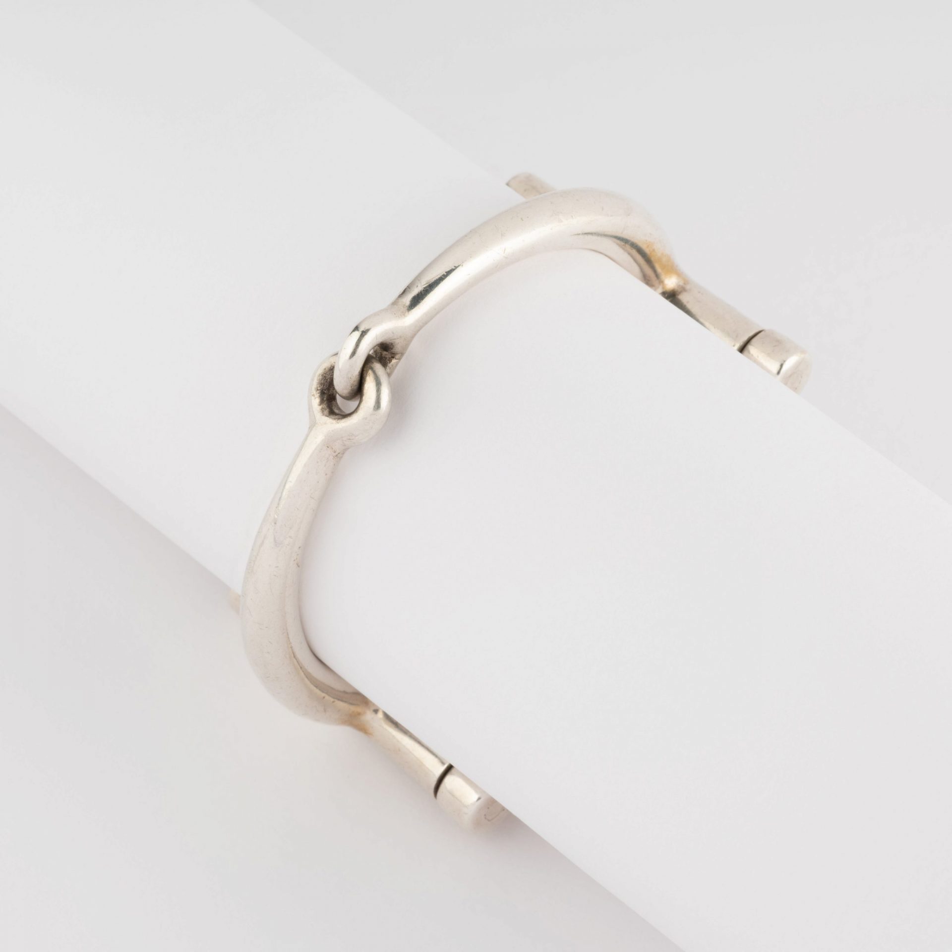 Bracelet from the house of Hermès in silver