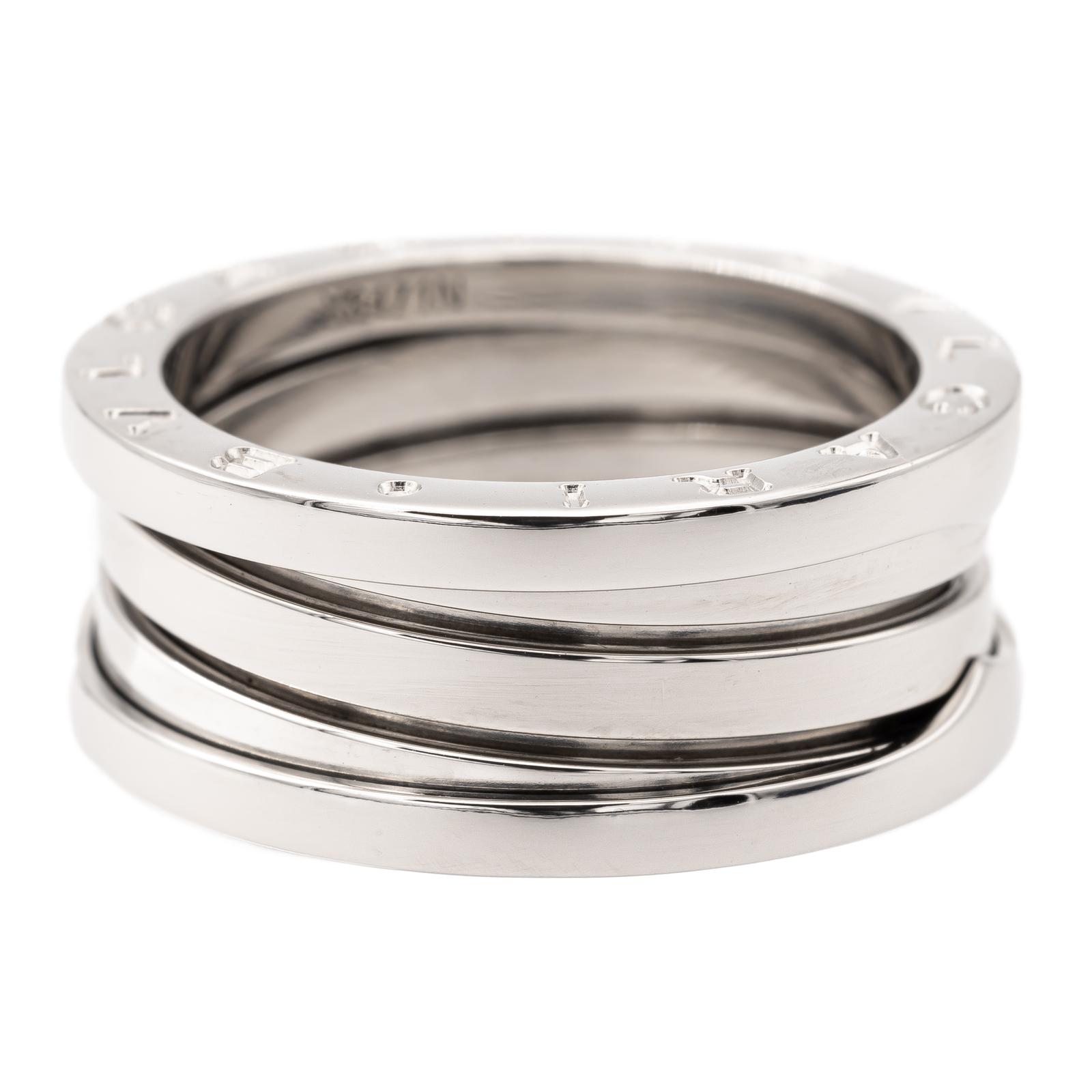 Bulgari Bague B.Zéro1 Or blanc