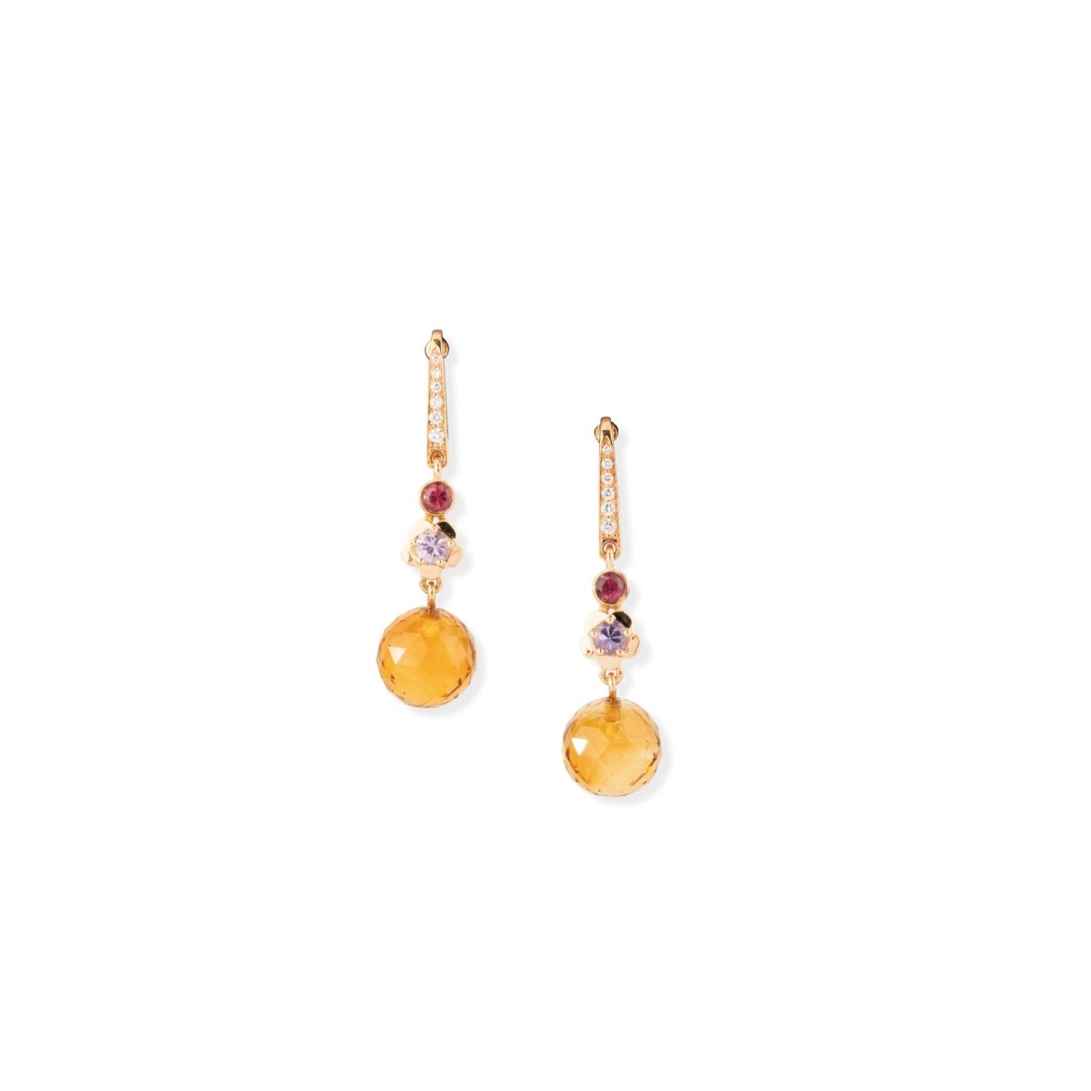 Boucles d'oreilles CHANEL Mademoiselle en or jaune. - Maison Eloe