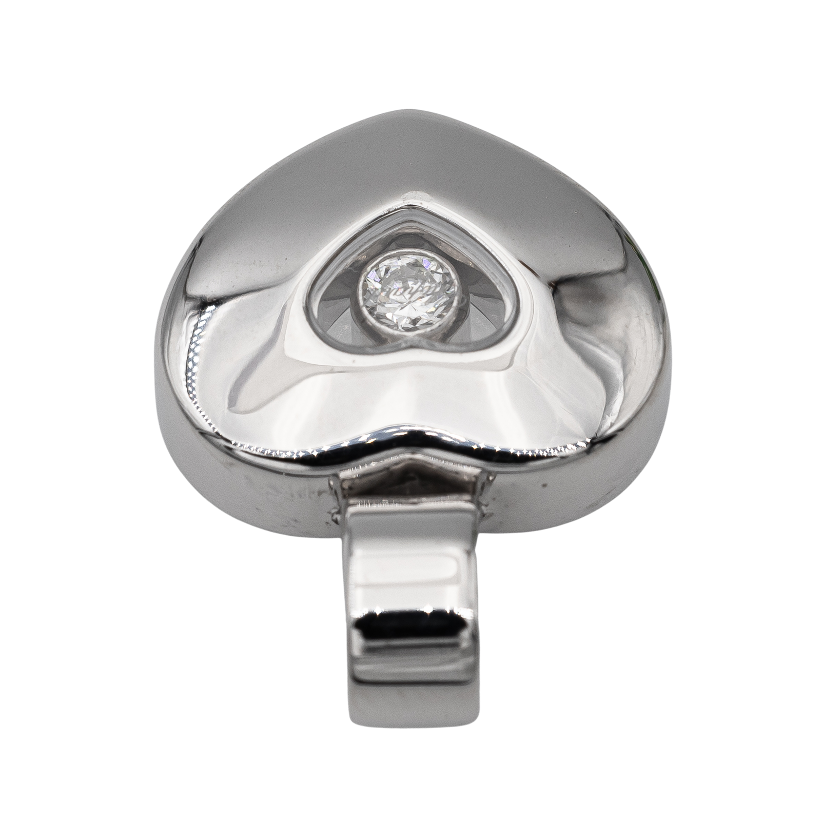 Chopard Happy Diamonds Heart Pendant White Gold Diamond