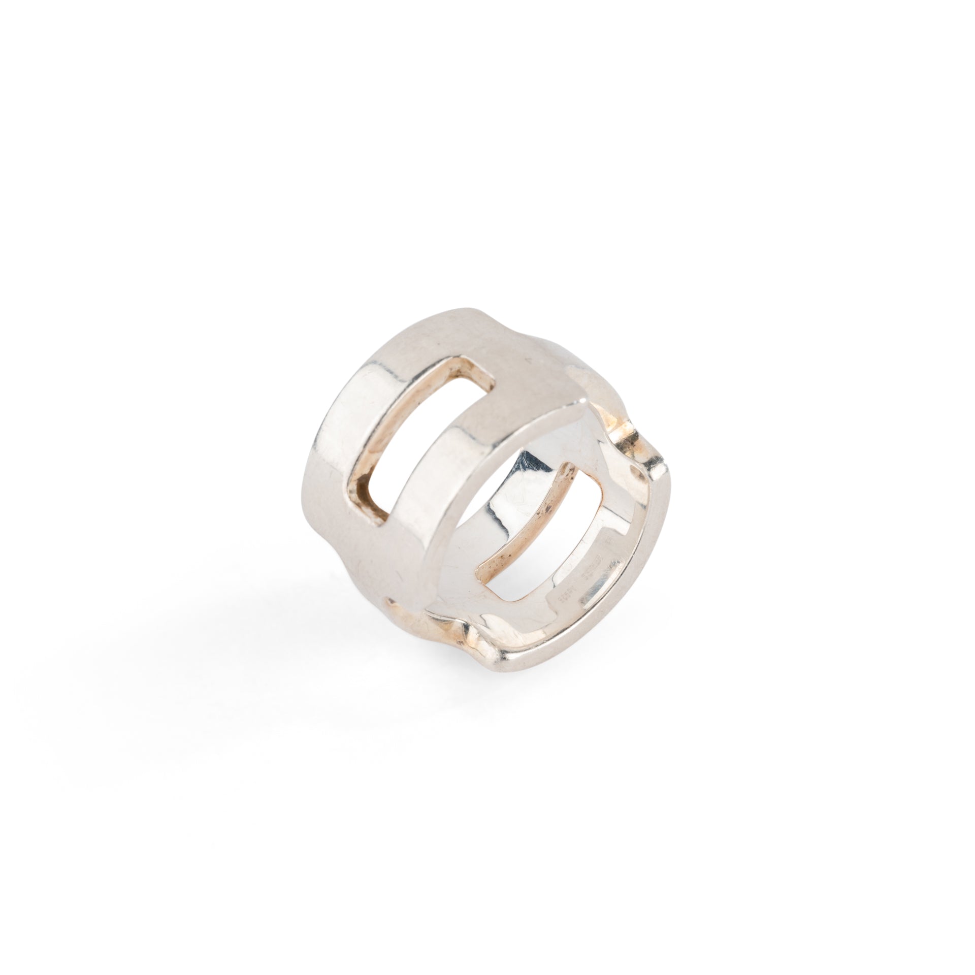 Hermès silver ring
