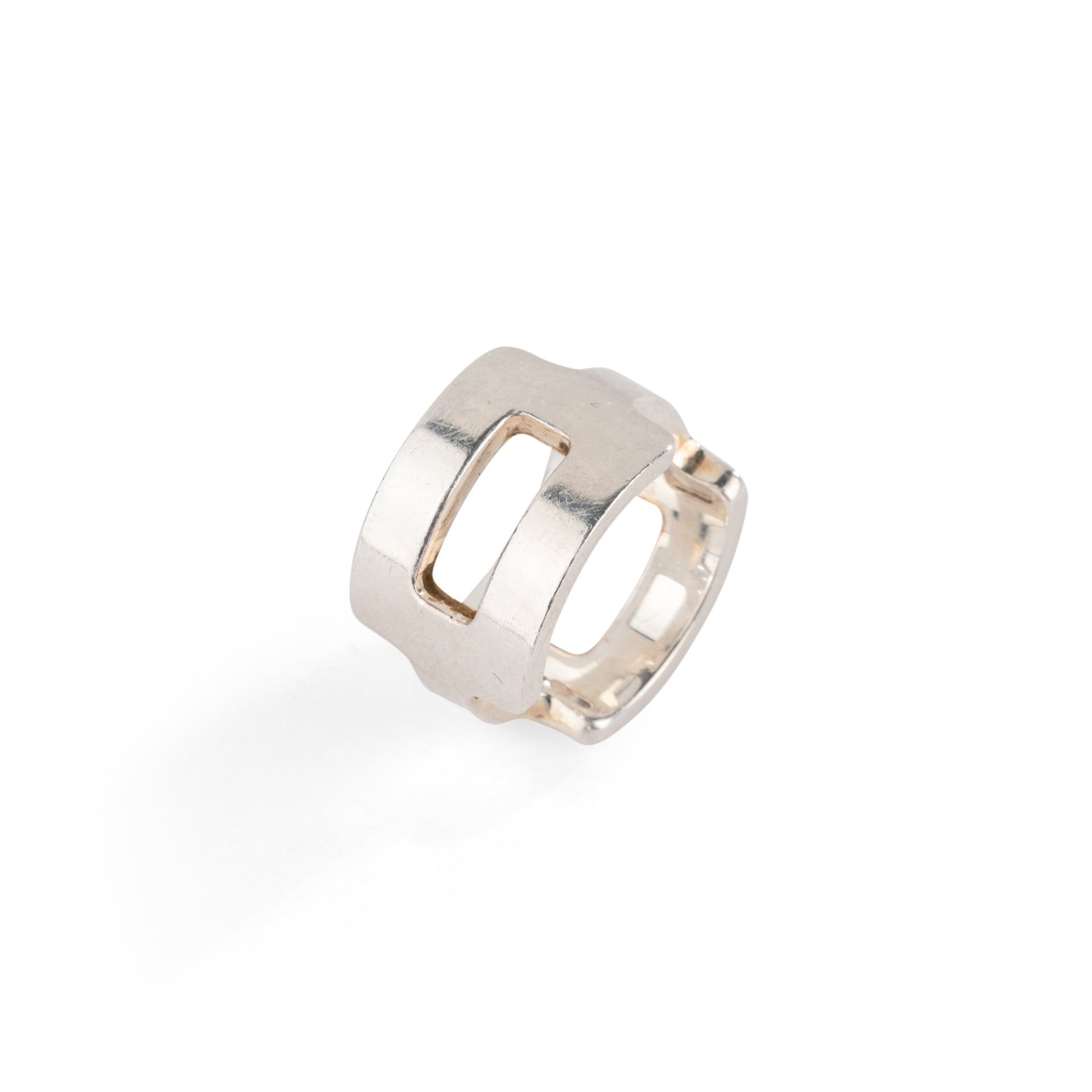 Hermès silver ring