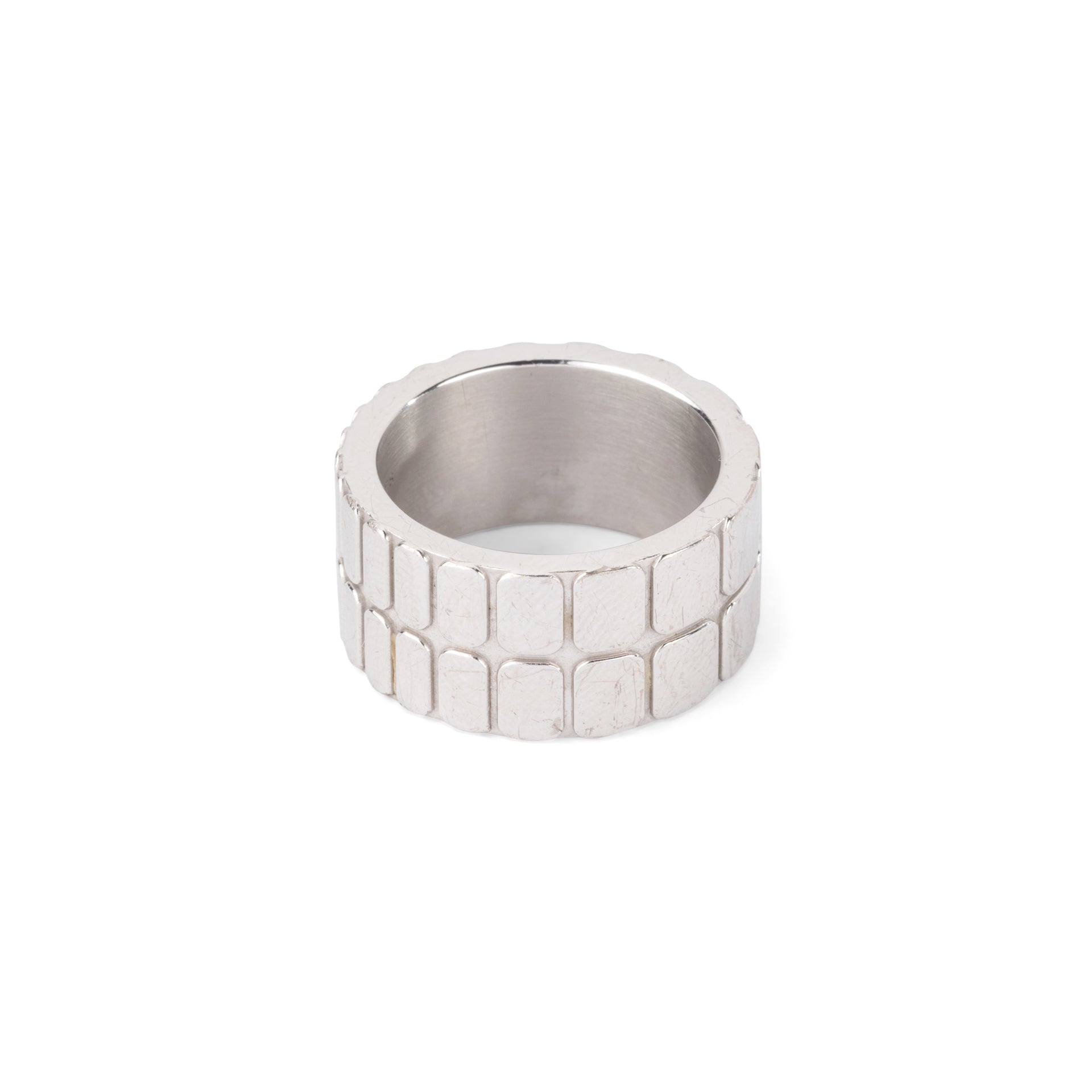 Hermès ring in white gold