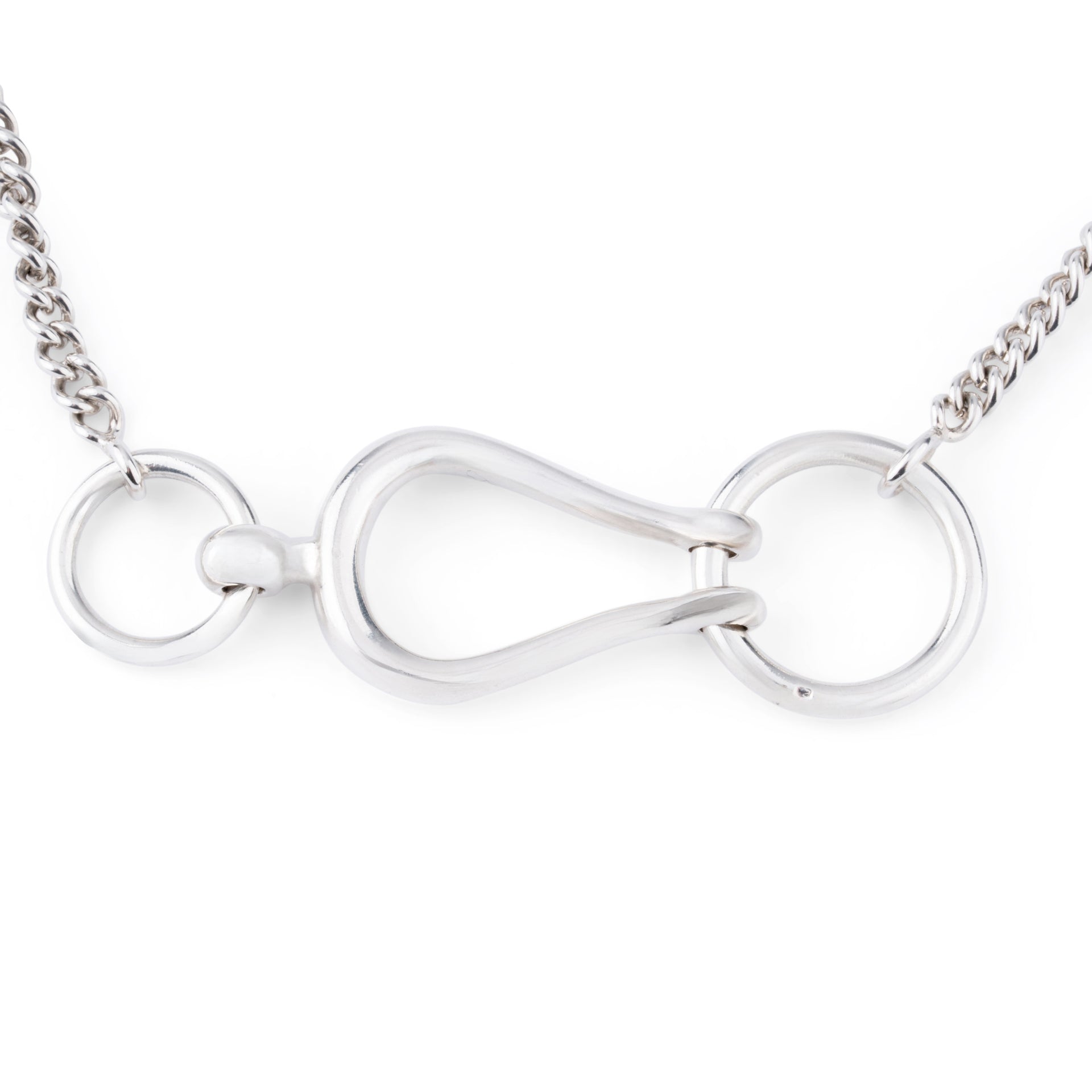 Hermès silver necklace