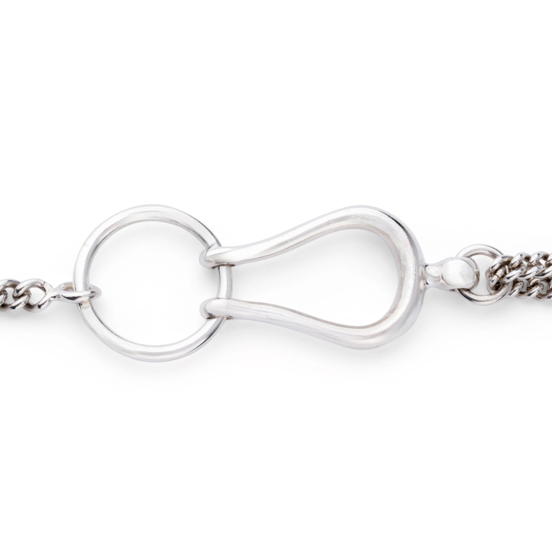 Hermès silver necklace