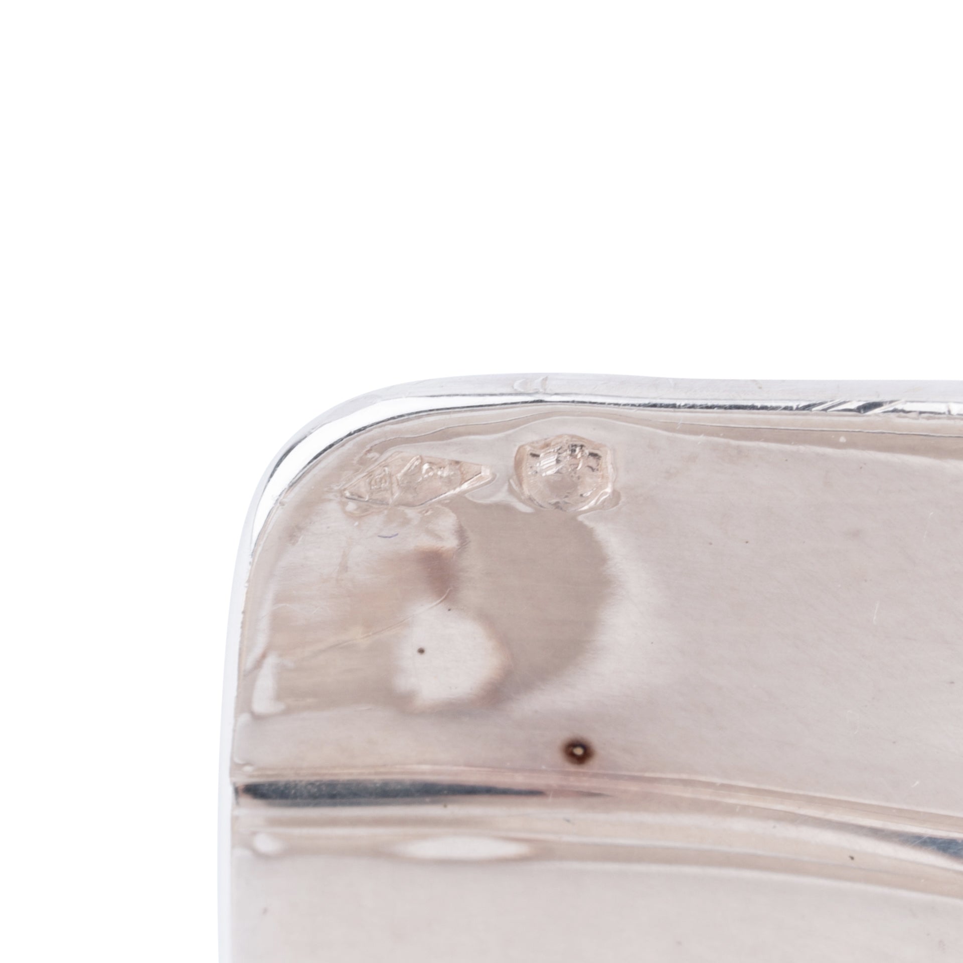 Silver bracelet from the house of Hermès, Ceinture model
