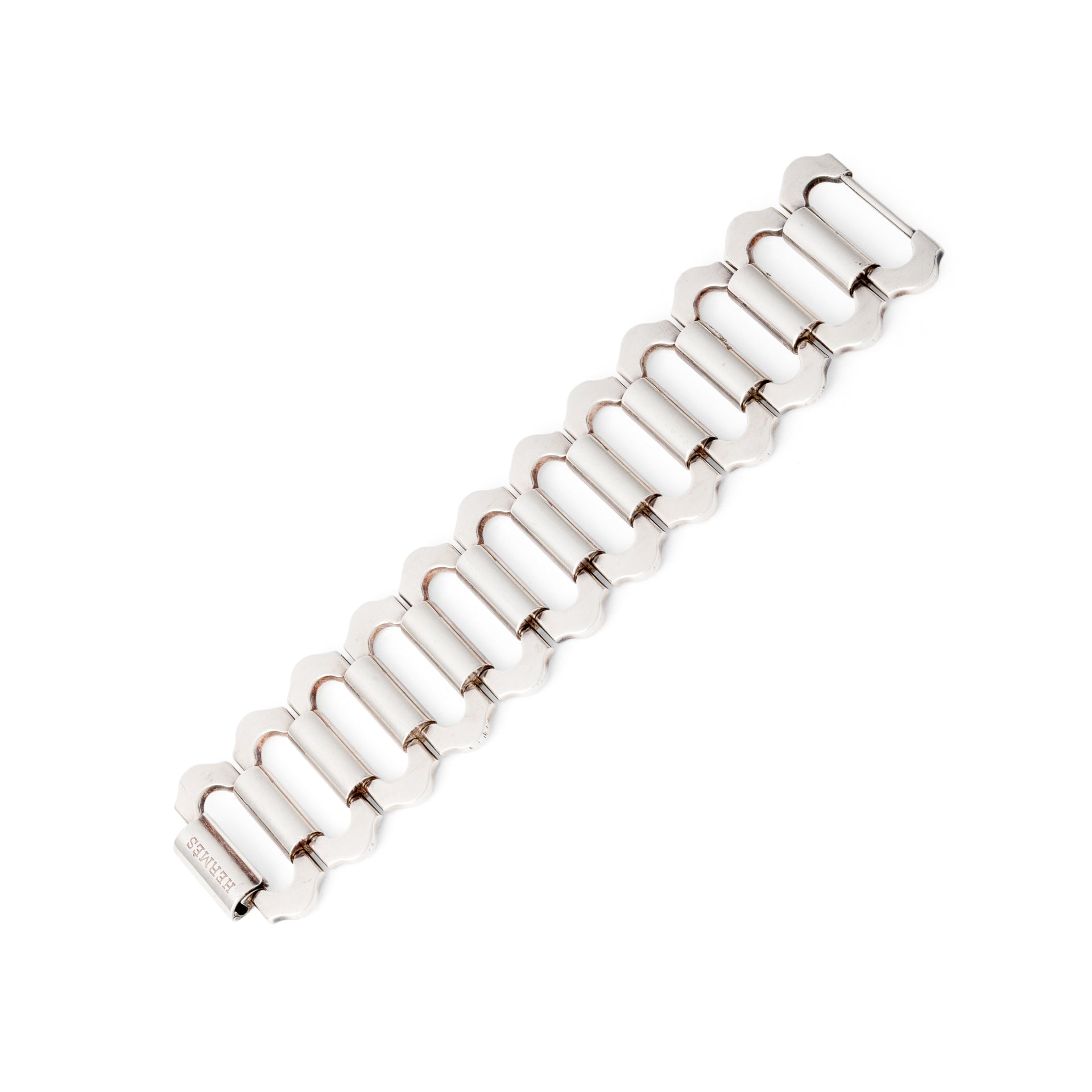 Silver bracelet from Hermès, Ondine model