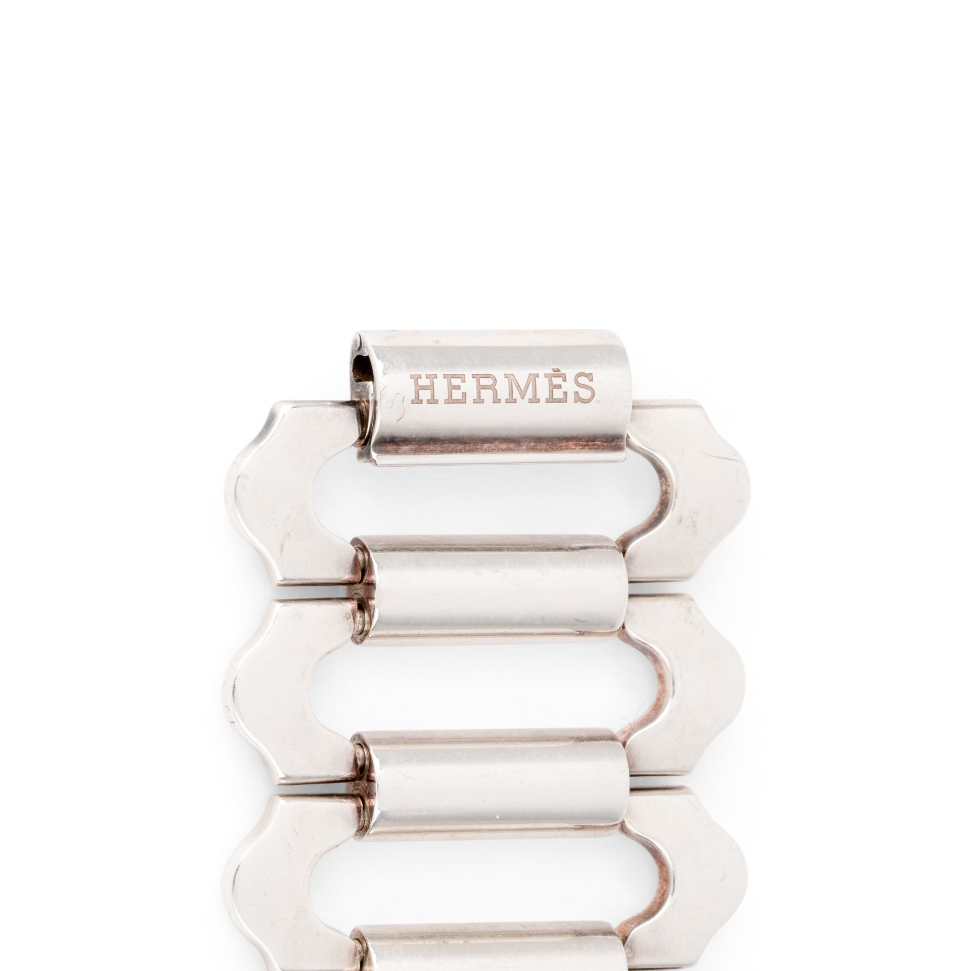 Silver bracelet from Hermès, Ondine model