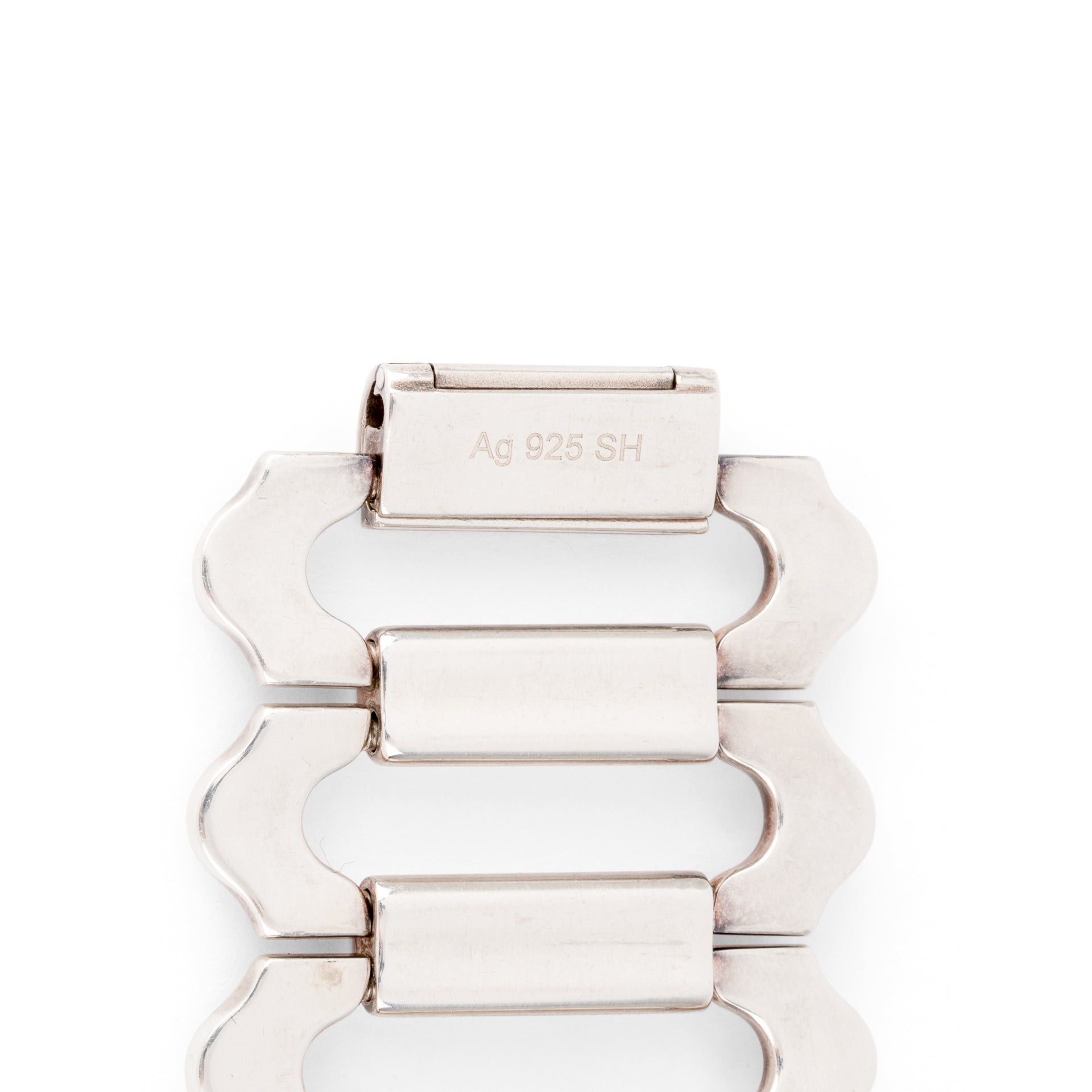 Silver bracelet from Hermès, Ondine model