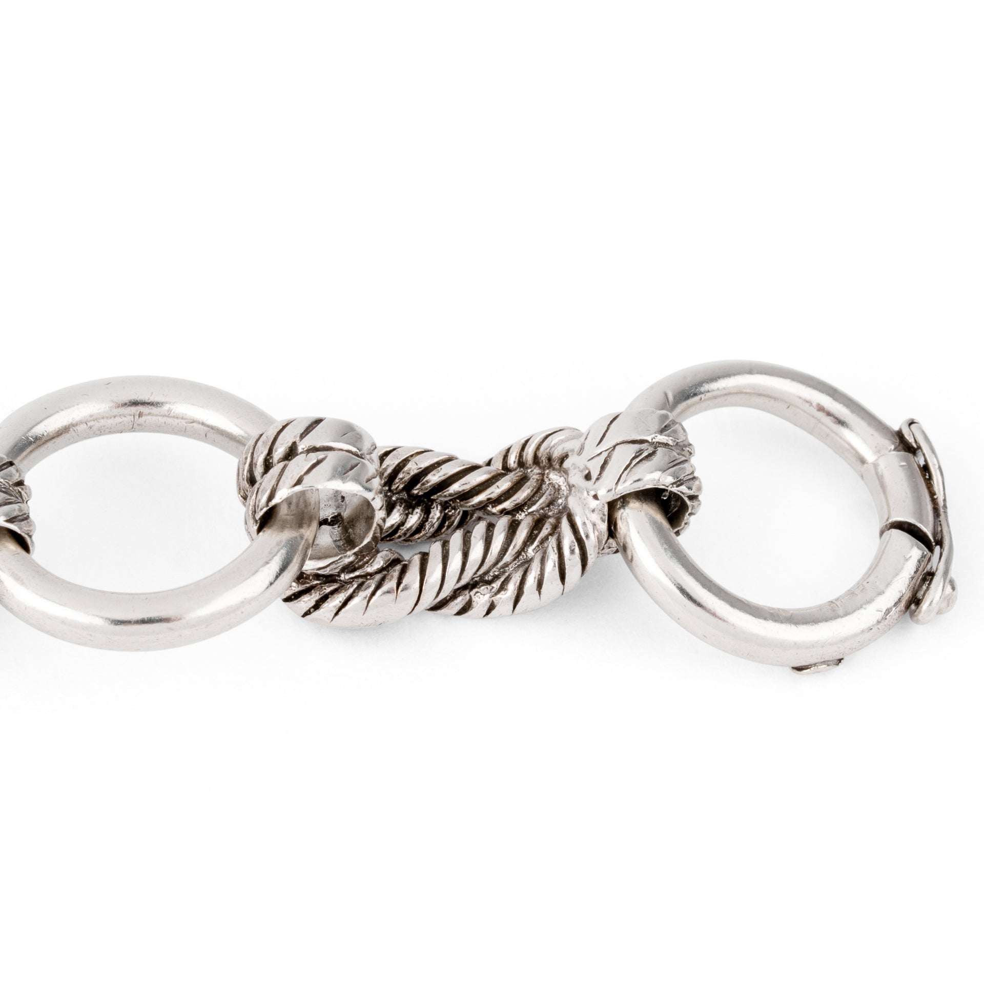 Silver bracelet from Hermès, Audierne model