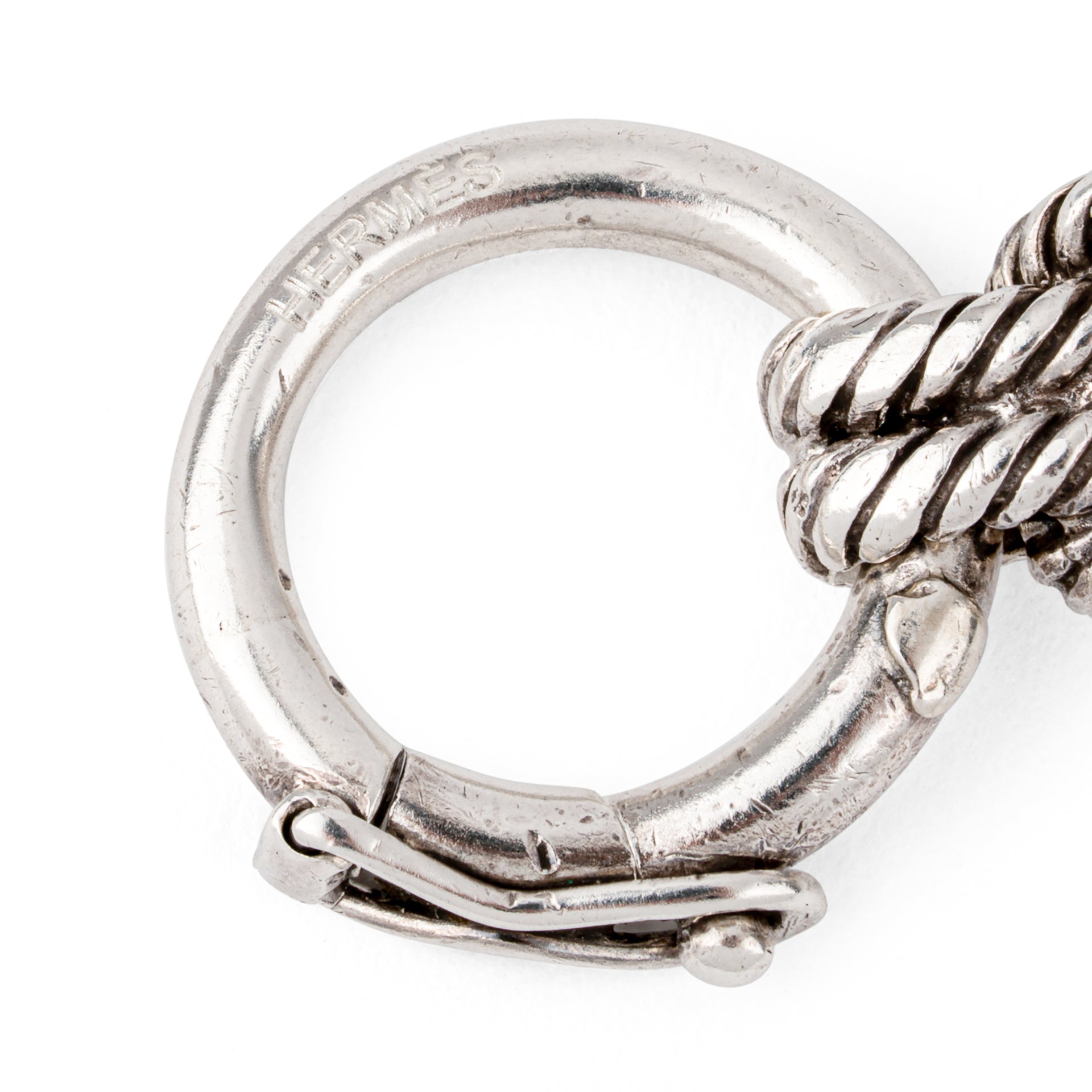 Silver bracelet from Hermès, Audierne model