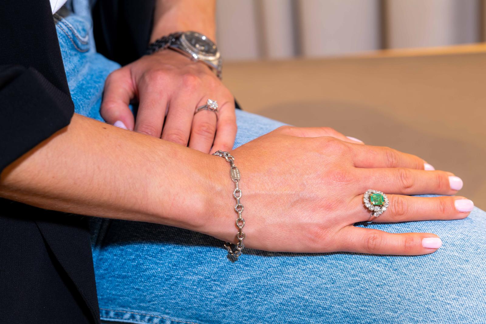 Chaumet Bracelet  Or blanc