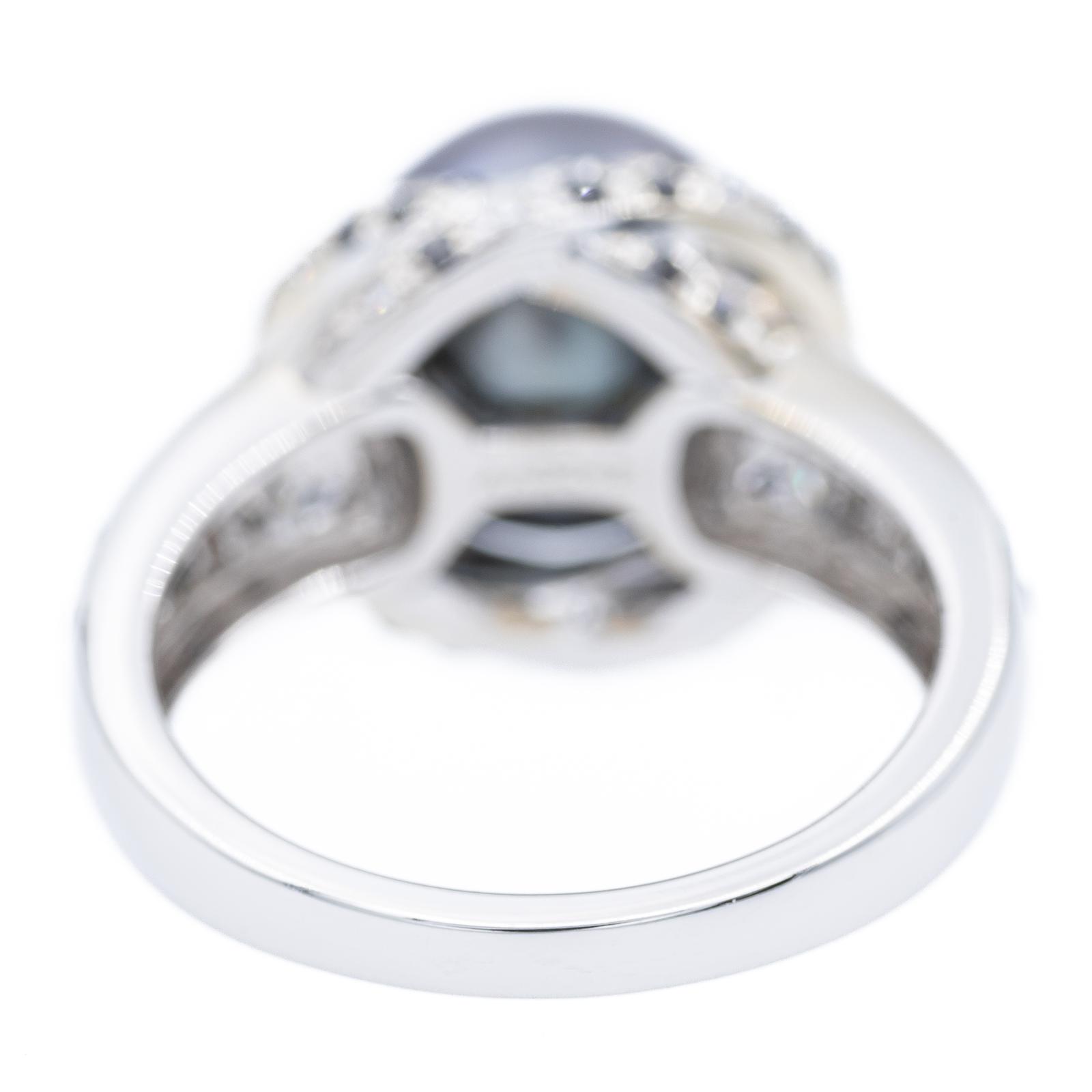 Mauboussin Caviar Mon Amour Cocktail Ring White Gold Pearl