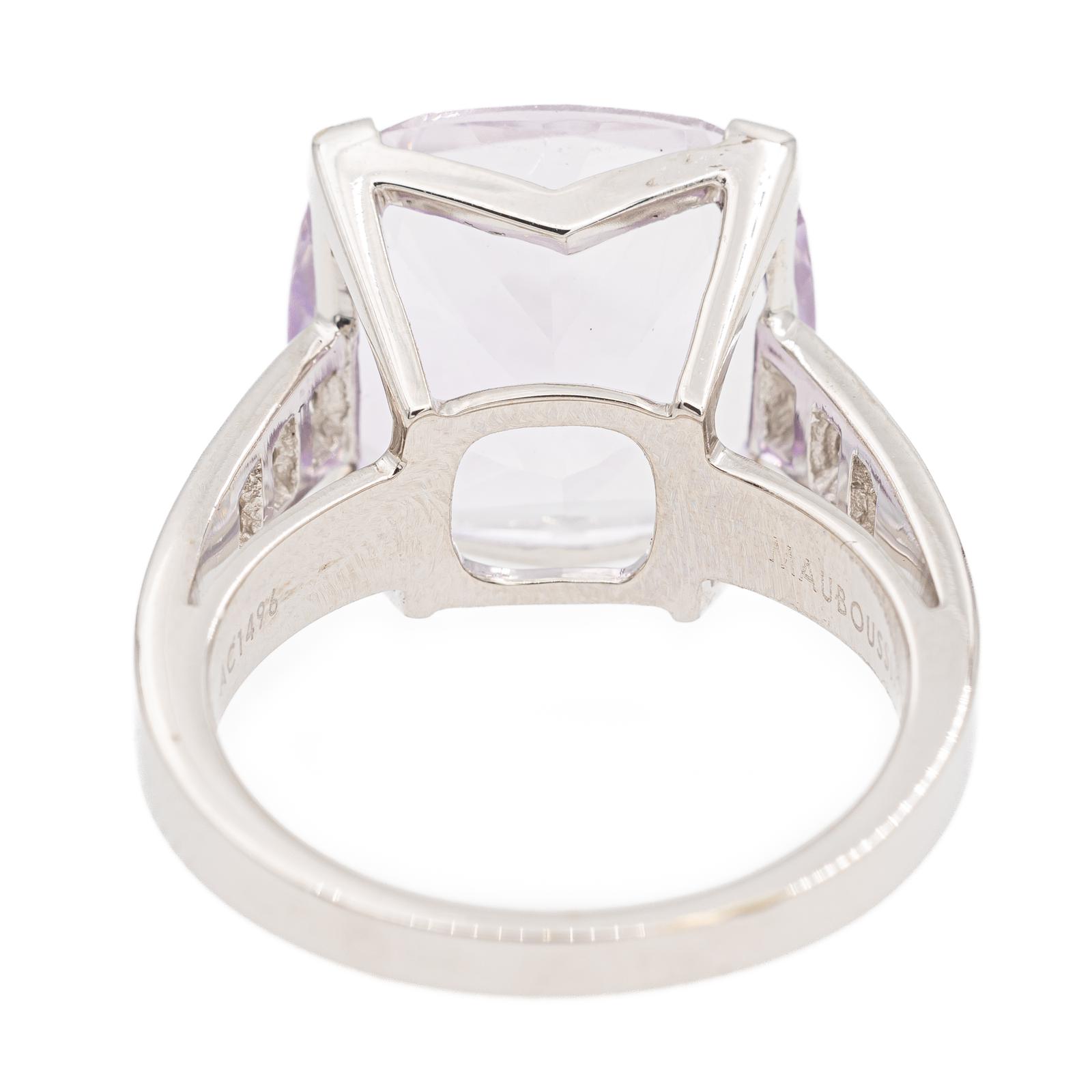 Mauboussin Gueule d'Amour Ring White Gold Amethyst