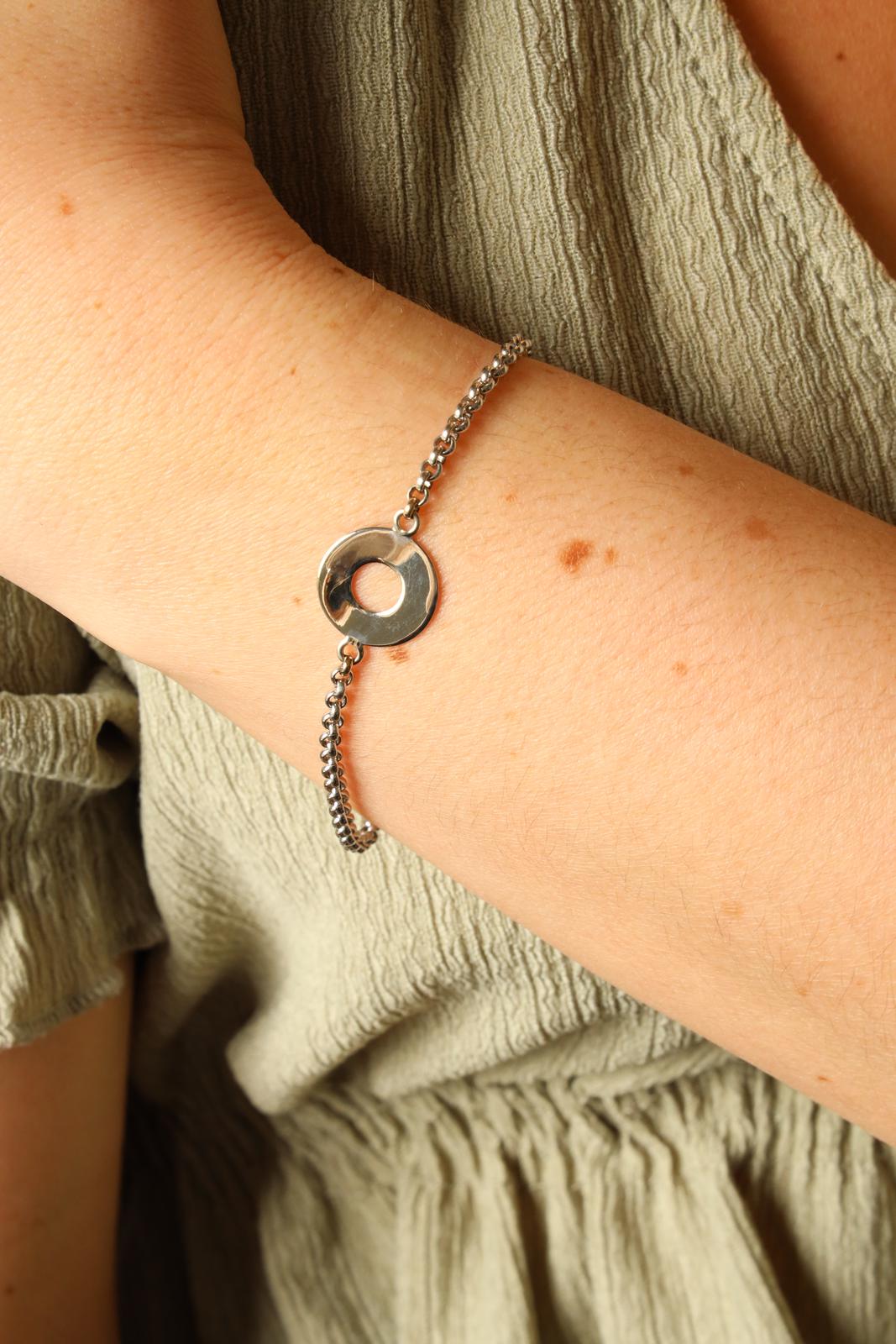 Arthus Bertrand Bracelet Pastille Or blanc