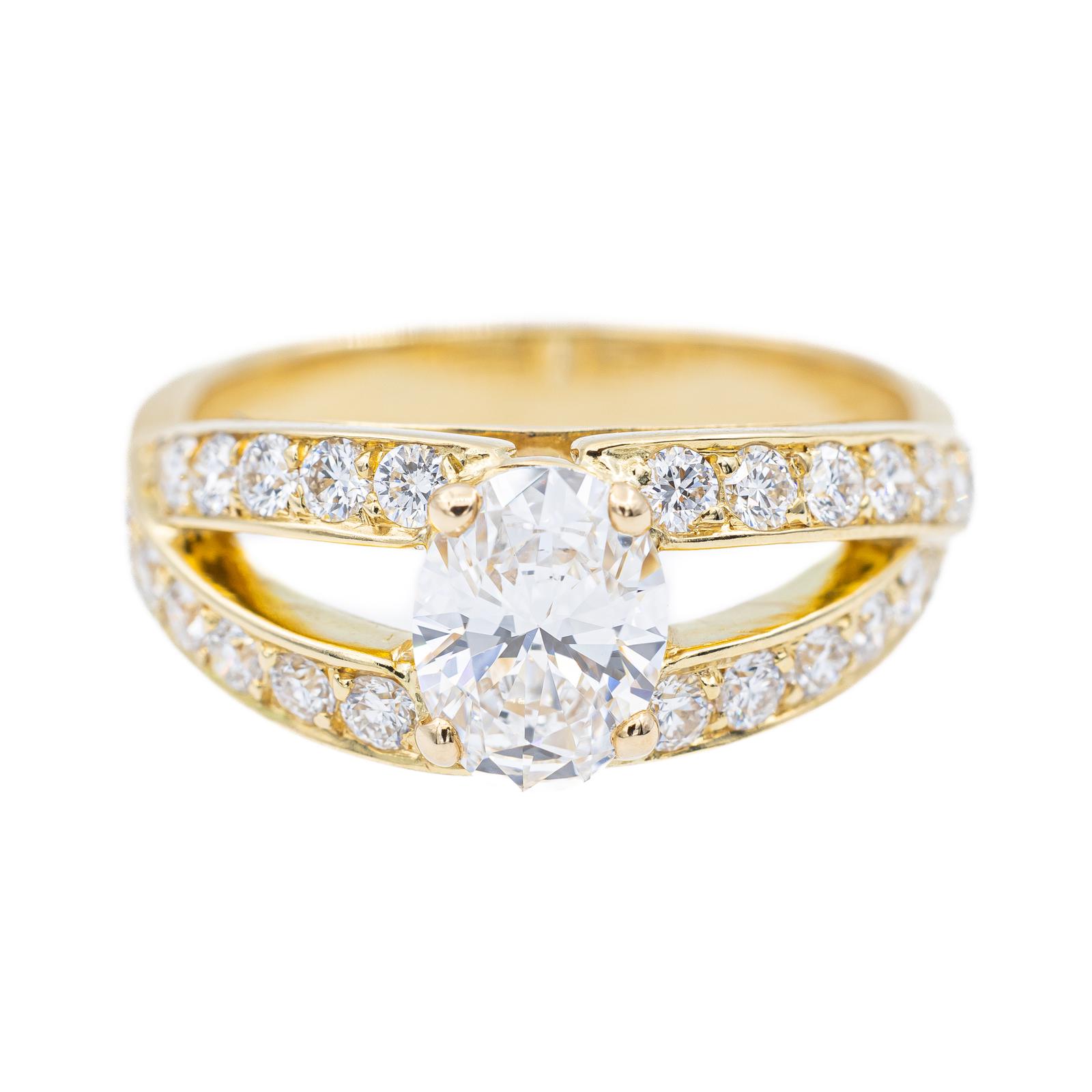 Mellerio Bague  Or jaune Diamant