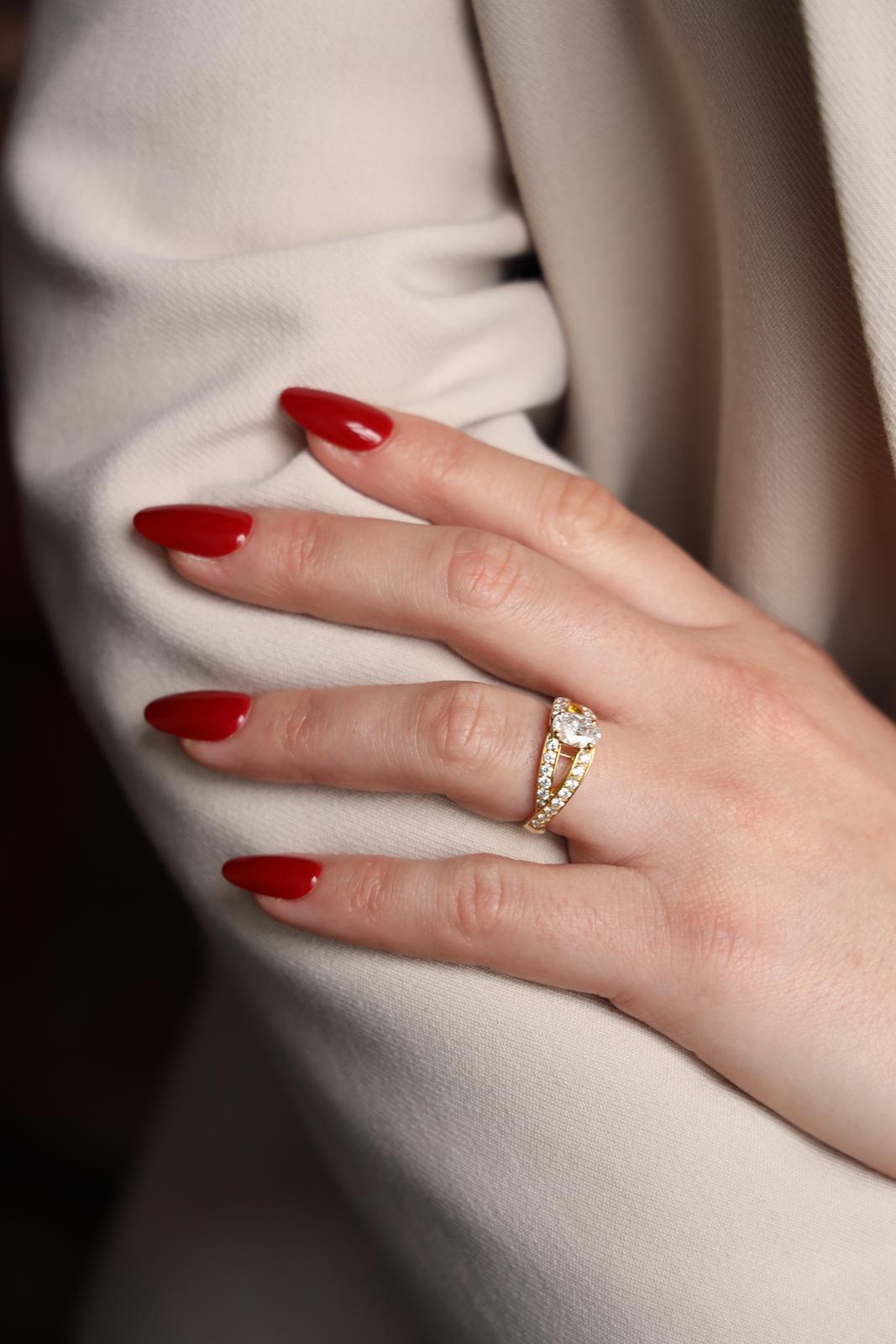 Mellerio Bague  Or jaune Diamant