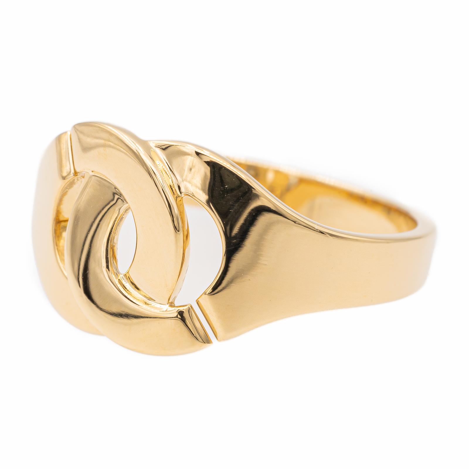 Dinh Van Handcuffs Ring Yellow Gold